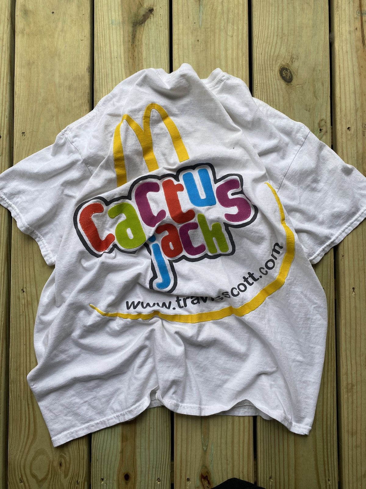 Cactus Jack x hotsell McDonalds ‘Smile’ Tee