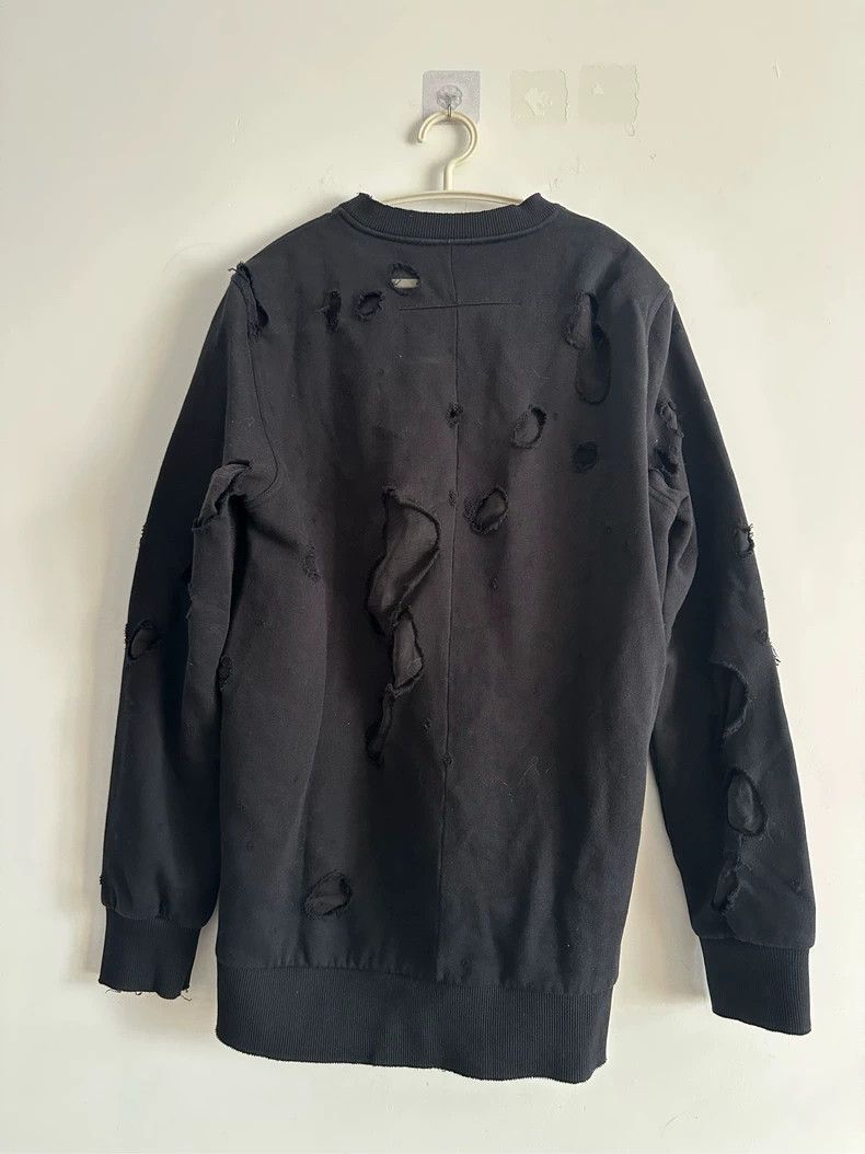 Givenchy Givenchy Black Ripped Hoodie Size US S / EU 44-46 / 1 - 2 Thumbnail