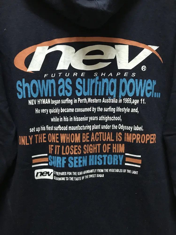 Vintage Vintage Nev Surf Hoodies Size US XL / EU 56 / 4 - 5 Thumbnail