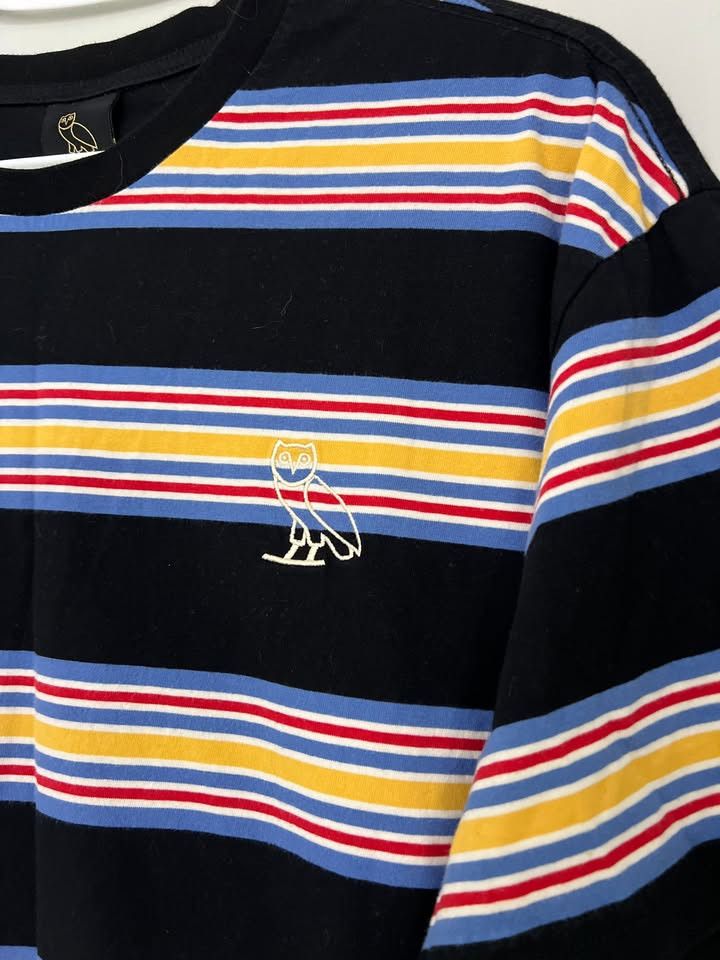 October's Very Own OVO Multi-Stripe T-shirt Size US XL / EU 56 / 4 - 2 Thumbnail