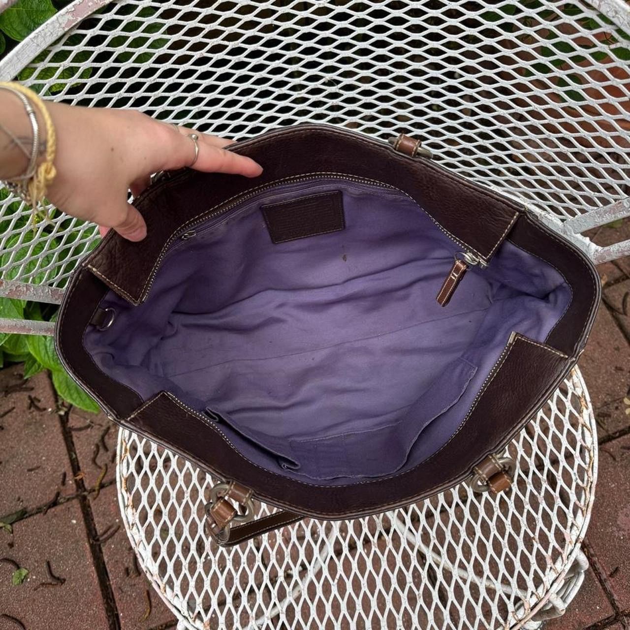 Coach Coach Dark Brown Pebbled Leather Chelsea Tote Size ONE SIZE - 6 Thumbnail