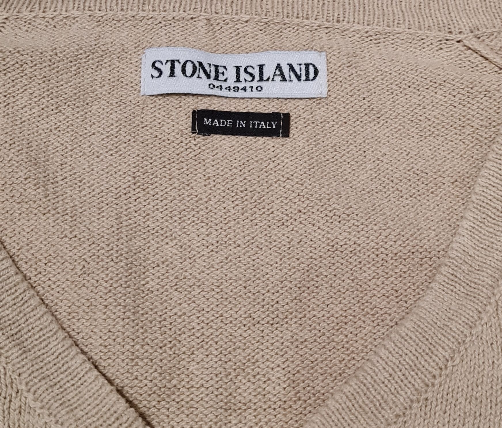 Stone Island Vintage Stone Island Spellout Knit Sweatshirt 2005 XXL Size US XXL / EU 58 / 5 - 3 Thumbnail