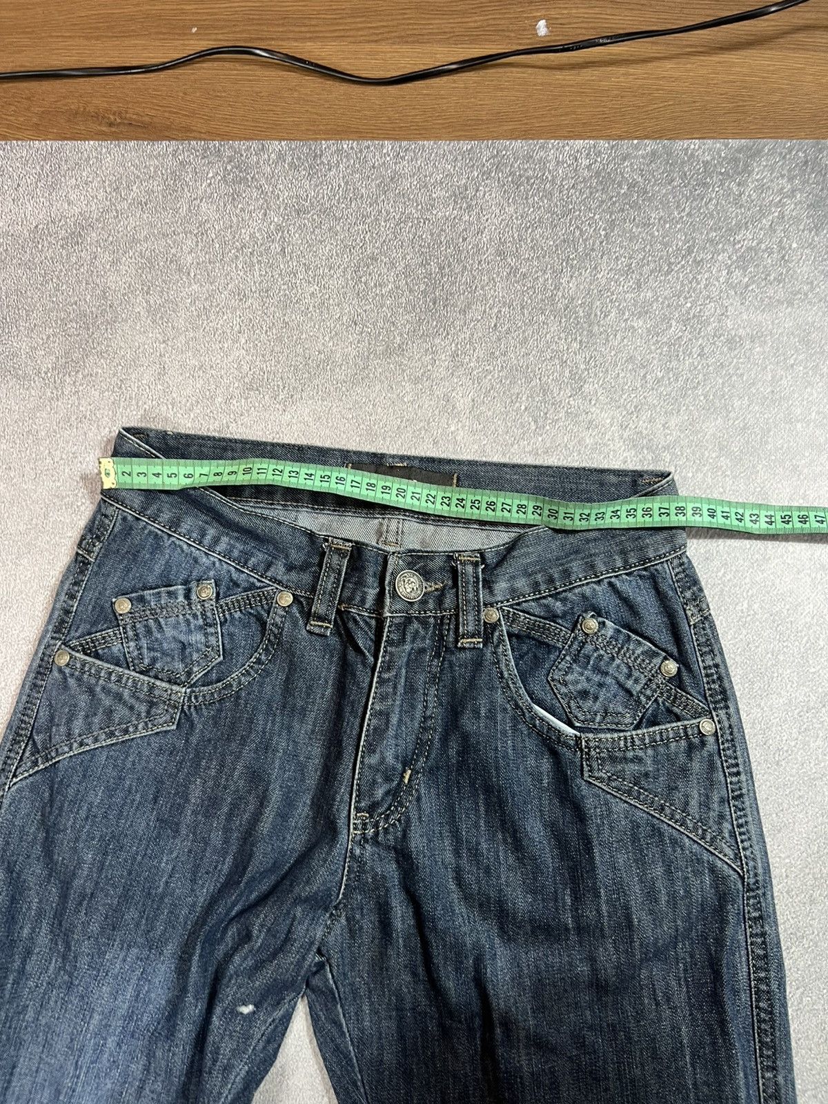 Diesel VINTAGE A HYSTERIC GLAMOUR RICK OWENS STYLE DIESEL JEANS 9OS Size US 31 - 10 Thumbnail