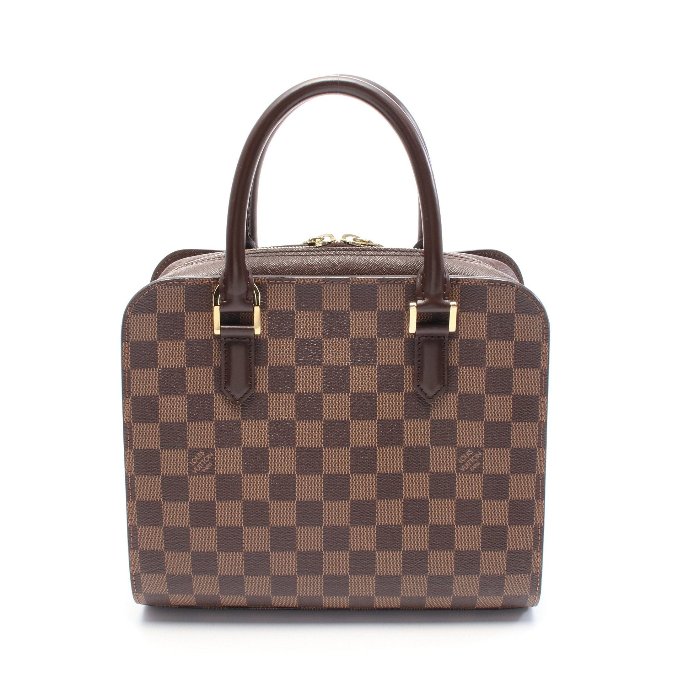 Louis Vuitton Louis Vuitton Triana Damier Ebene Handbag Leather Brown Size ONE SIZE - 1 Thumbnail
