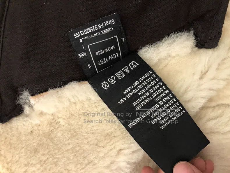 Schott Schott American B3 fur integrated Size XL / US 12-14 / IT 48-50 - 5 Thumbnail
