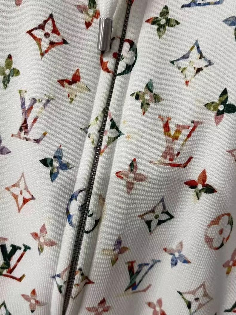 Louis Vuitton Louis Vuitton Colorful Logo Zip Hoodie -2505 Size US S / EU 44-46 / 1 - 6 Thumbnail