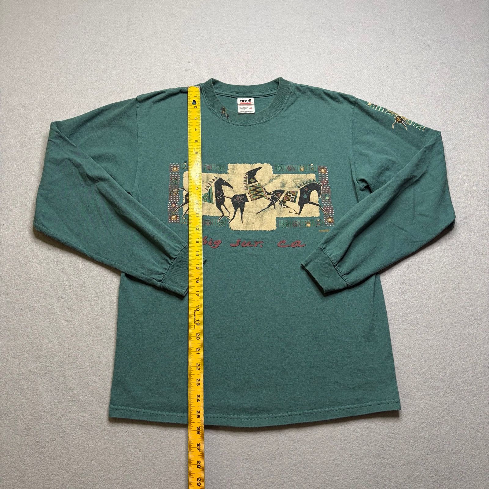 Anvil Vintage Big Sur CA Long Sleeve T Shirt Men’s Medium Size US M / EU 48-50 / 2 - 5 Thumbnail