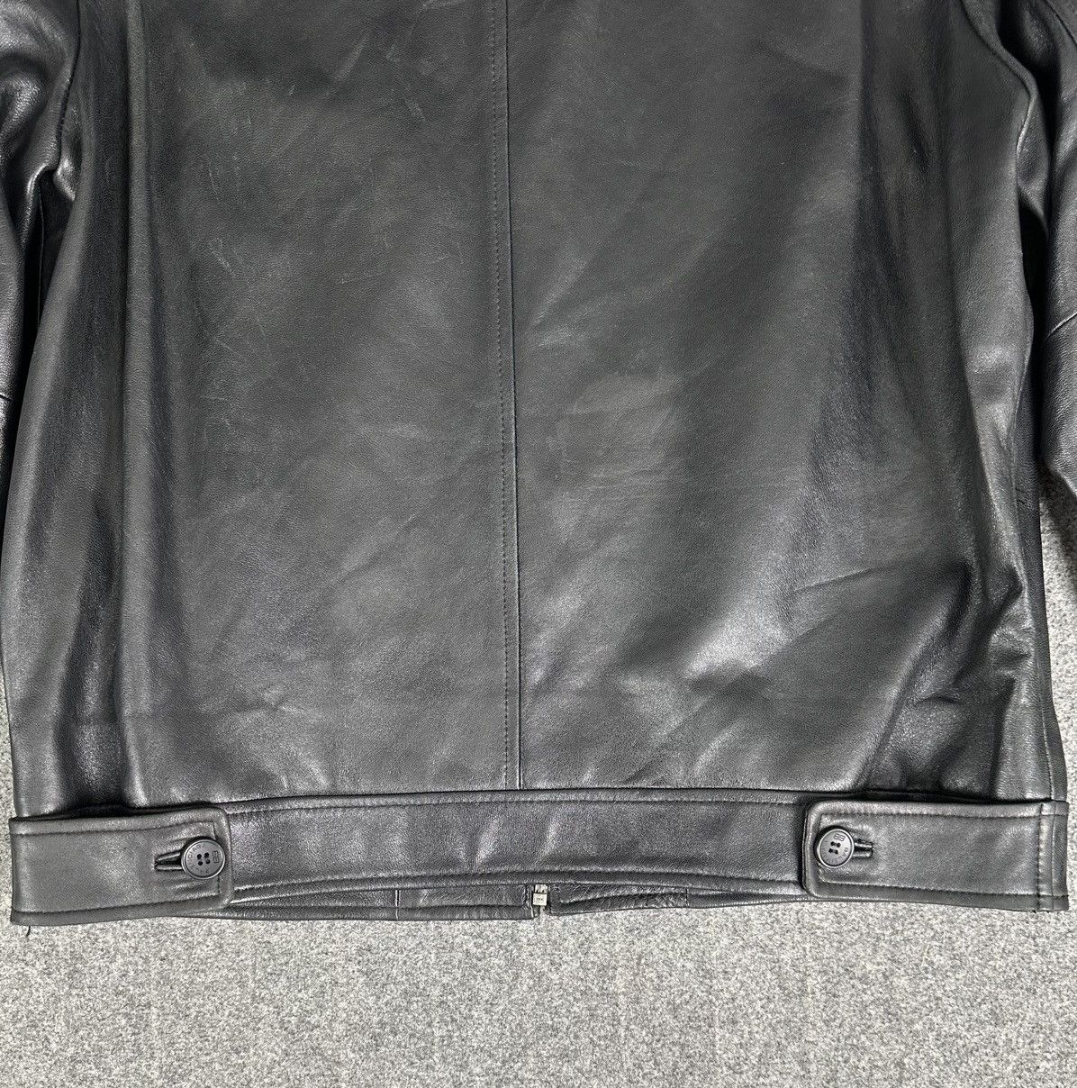 Balenciaga Balenciaga - Nicolas Ghesquiere 1997 Zip-Up Leather Jacket Size US M / EU 48-50 / 2 - 13 Thumbnail