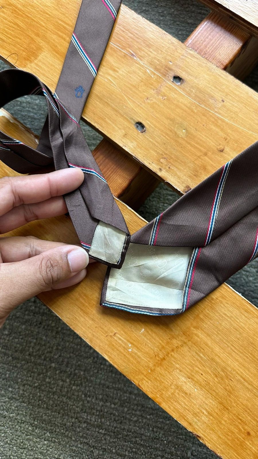 Christian Dior Monsieur × Designer × Vintage VINTAGE DESIGNER CHRISTIAN DIOR TIE Size ONE SIZE - 6 Thumbnail