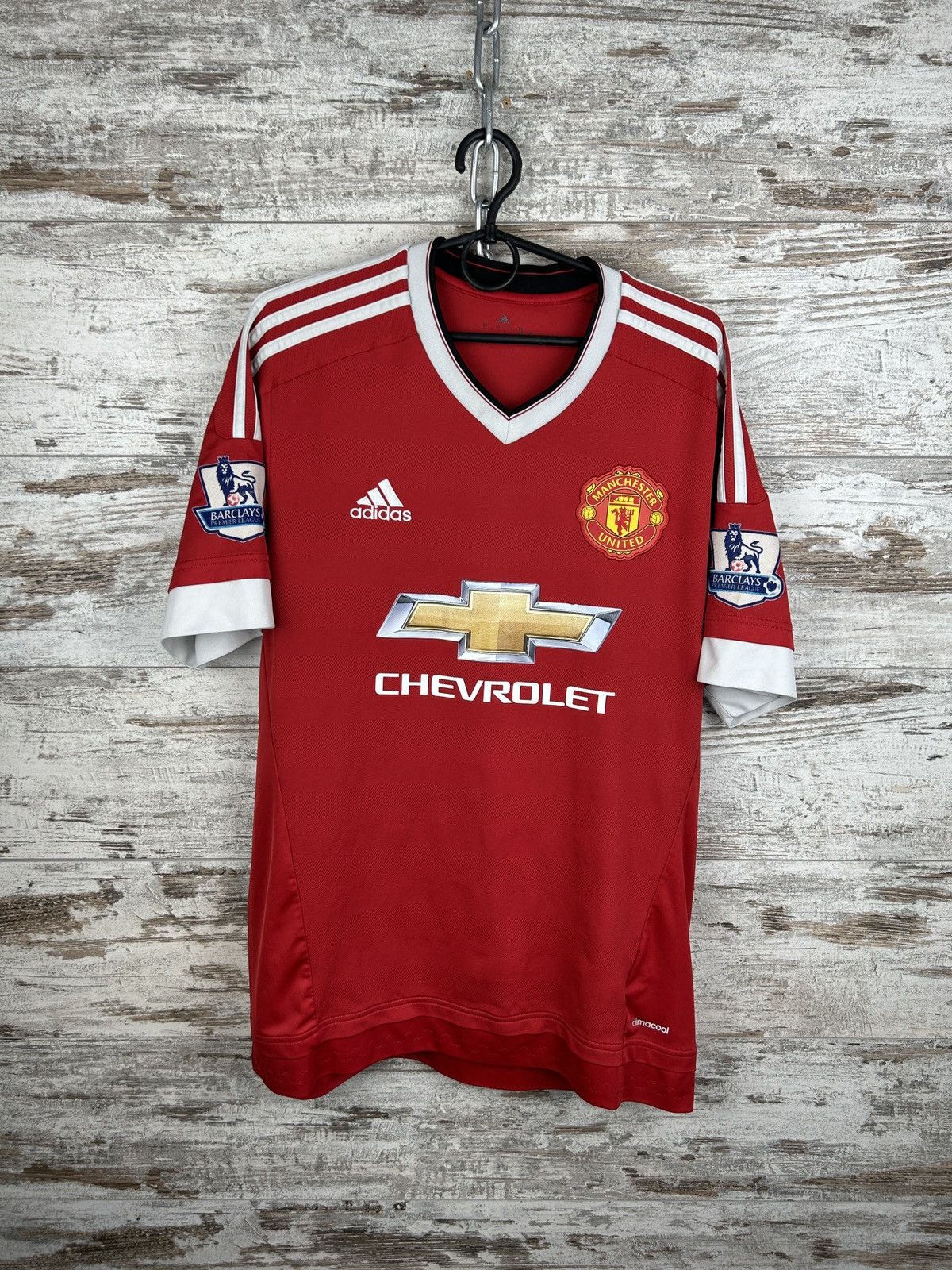Adidas Mens Vintage Adidas FC Manchester United T Shirt jersey tee Size US L / EU 52-54 / 3 - 1 Thumbnail