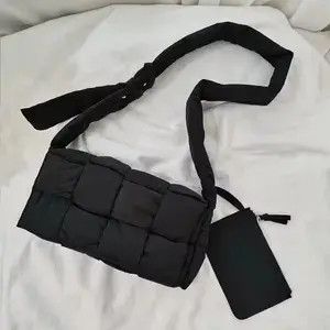 Japanese Brand Black Padded Cross Body Bag Size ONE SIZE - 4 Thumbnail