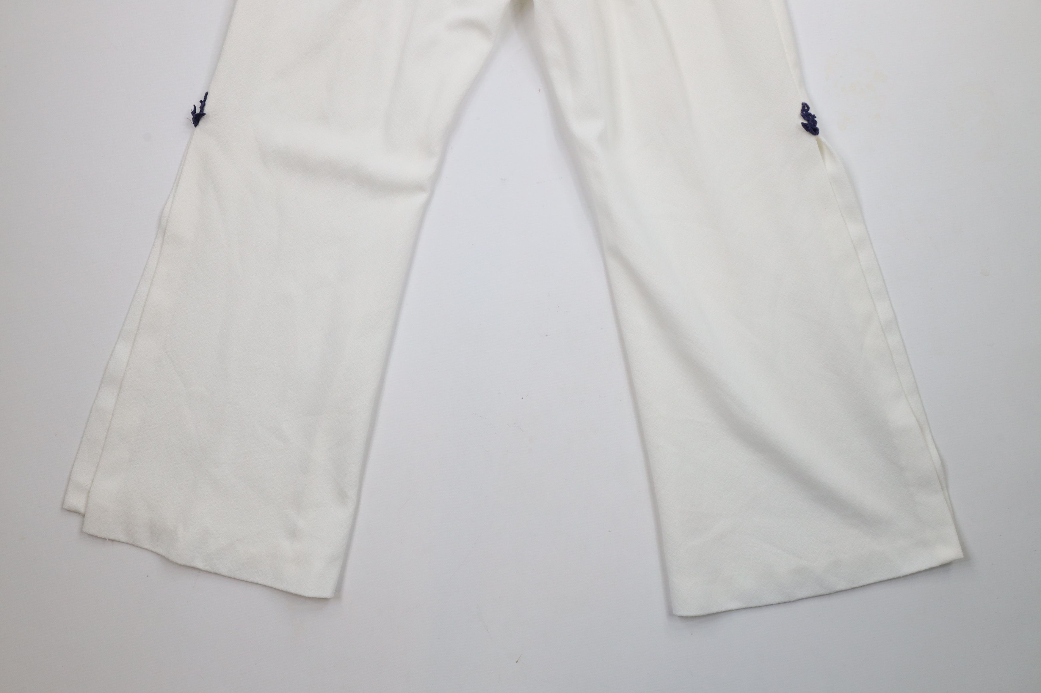 Vintage Vintage 60s 70s Streetwear Side Slit Knit Bell Bottoms Pants Size 22" - 4 Thumbnail