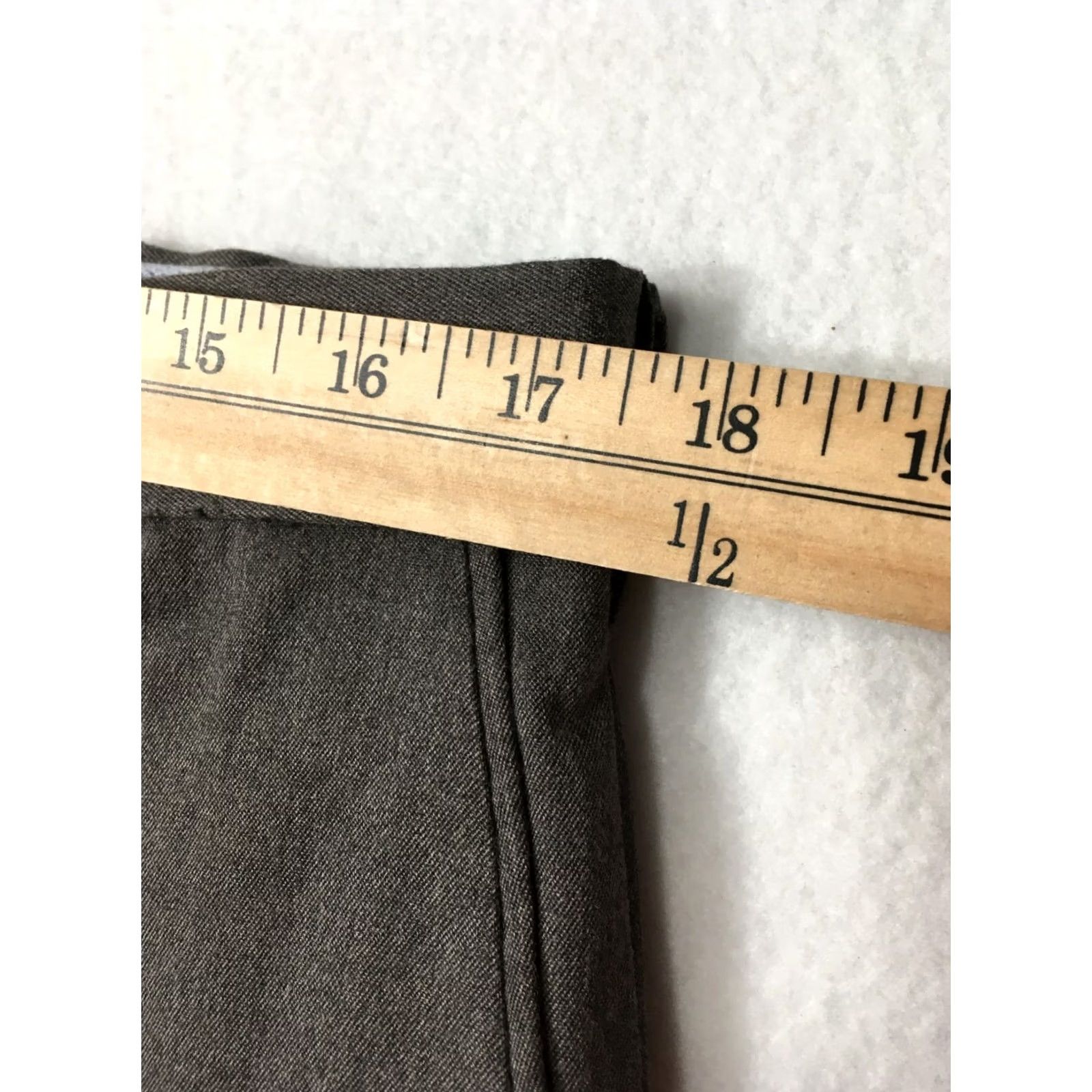 Vintage Louis Raphael Dress Pants Men 34x27 Charcoal poly/rayon Like Slacks Dress Pants, Gray, 34, Regular) Size US 34 / EU 50 - 7 Thumbnail