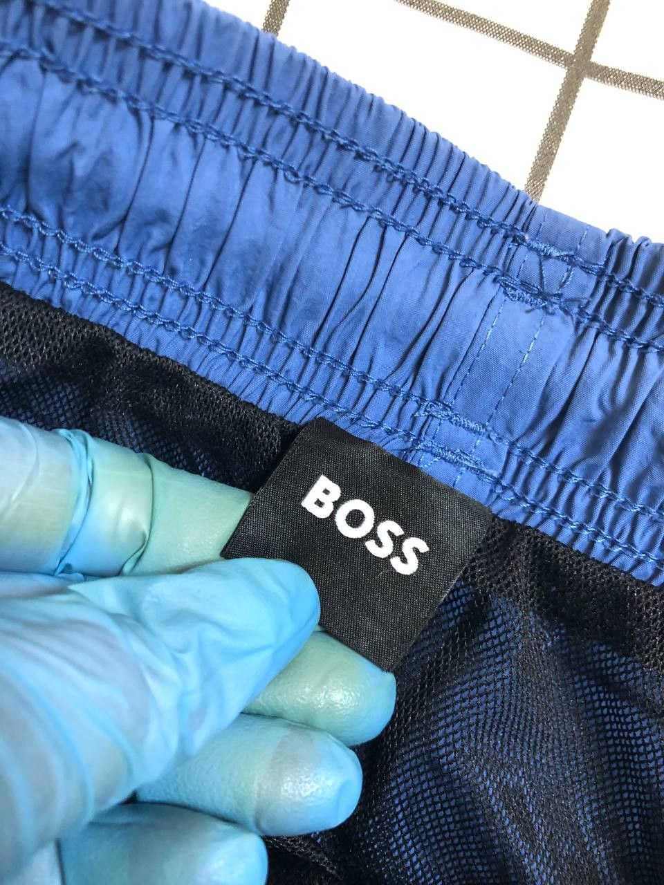 Hugo Boss HUGO BOSS MENS SHORT BLUE OCTOPUS Size US 28 / EU 44 - 10 Thumbnail
