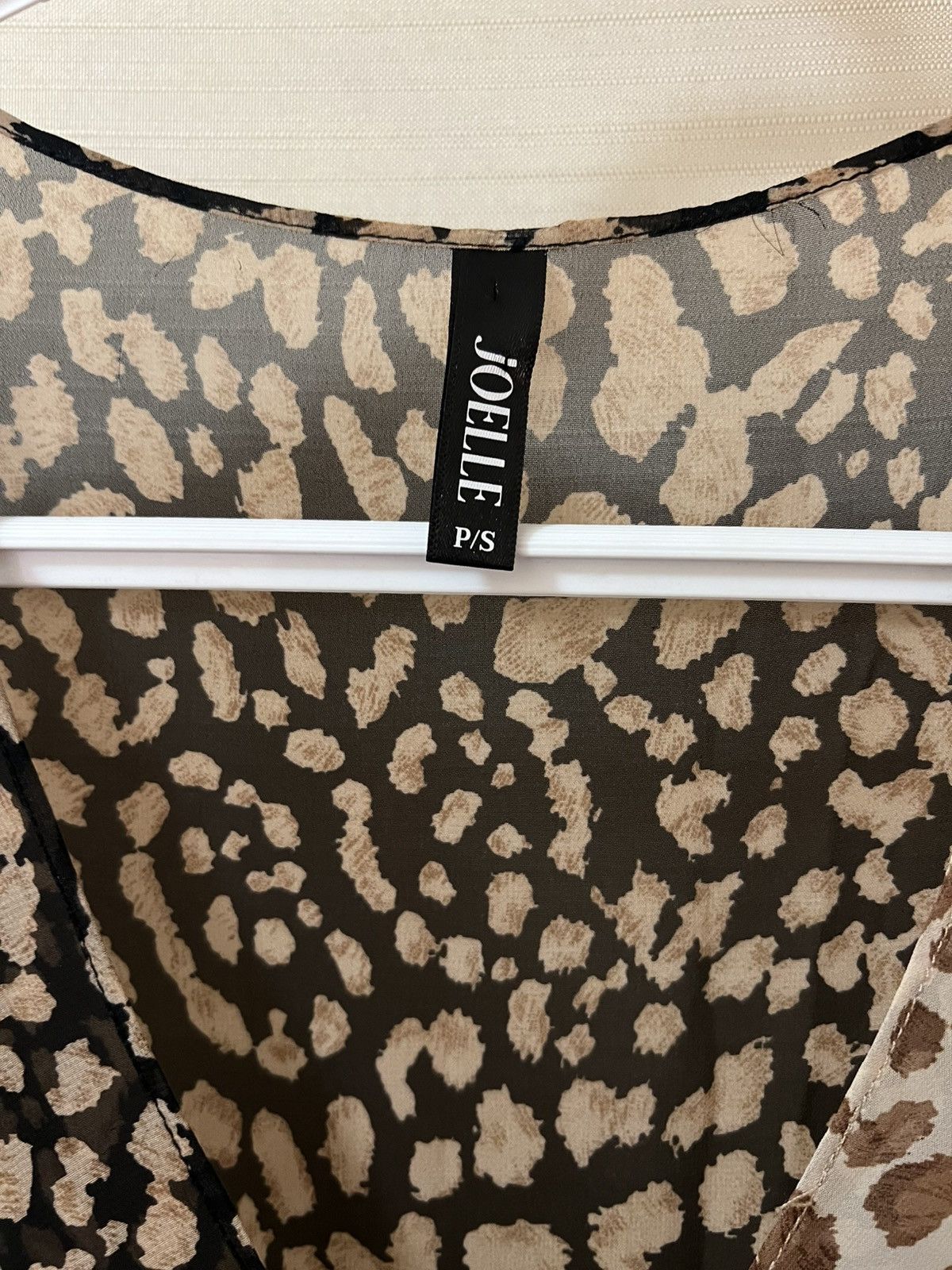 Other Joelle Animal Print Sheer Womens Dress Size Small Size S / US 4 / IT 40 - 4 Thumbnail