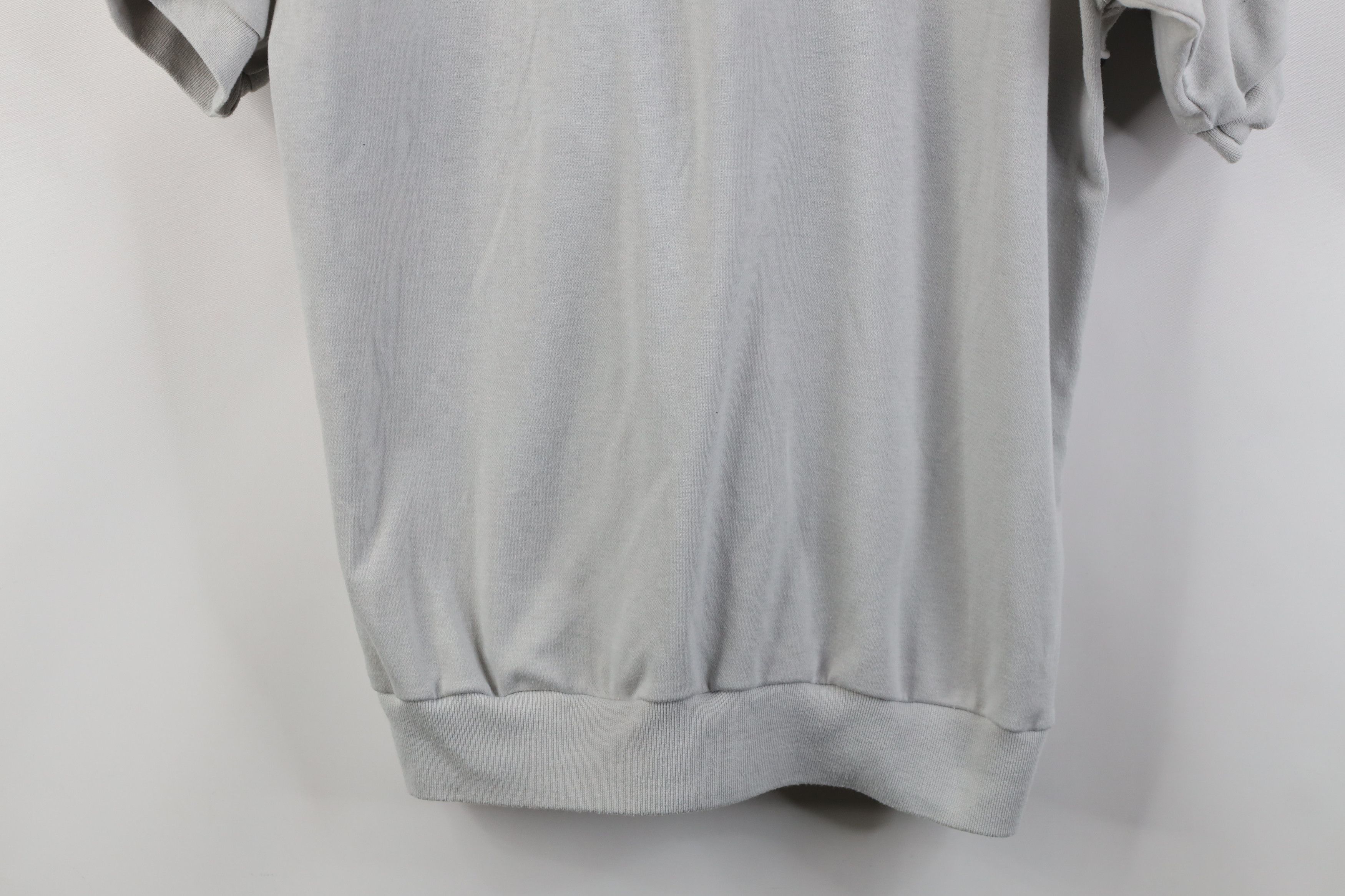 Vintage Vintage 90s Streetwear Striped Pullover Polo Shirt Gray Size L / US 10 / IT 46 - 12 Thumbnail