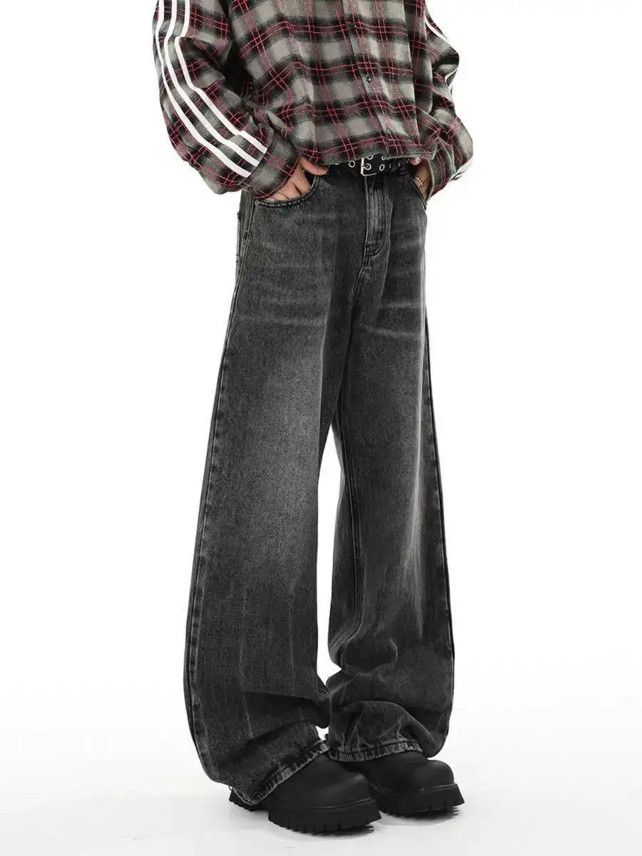 Japanese Brand Washed street hip hop Y2K baggy vintage jeans Size US 32 / EU 48 - 4 Thumbnail