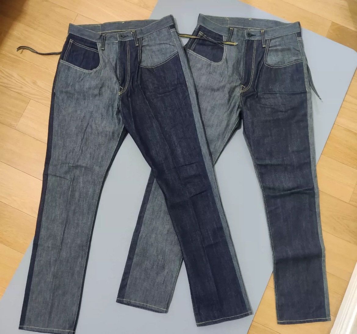 Kapital Kapital Patchwork Jeans - DMC-2508 Size US 32 / EU 48 - 3 Thumbnail