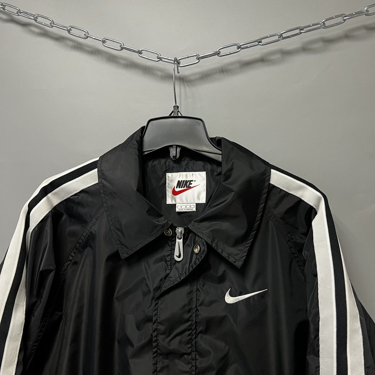 Nike × Vintage 90s Vintage Nike Jacket Black Y2K Size US M / EU 48-50 / 2 - 8 Thumbnail