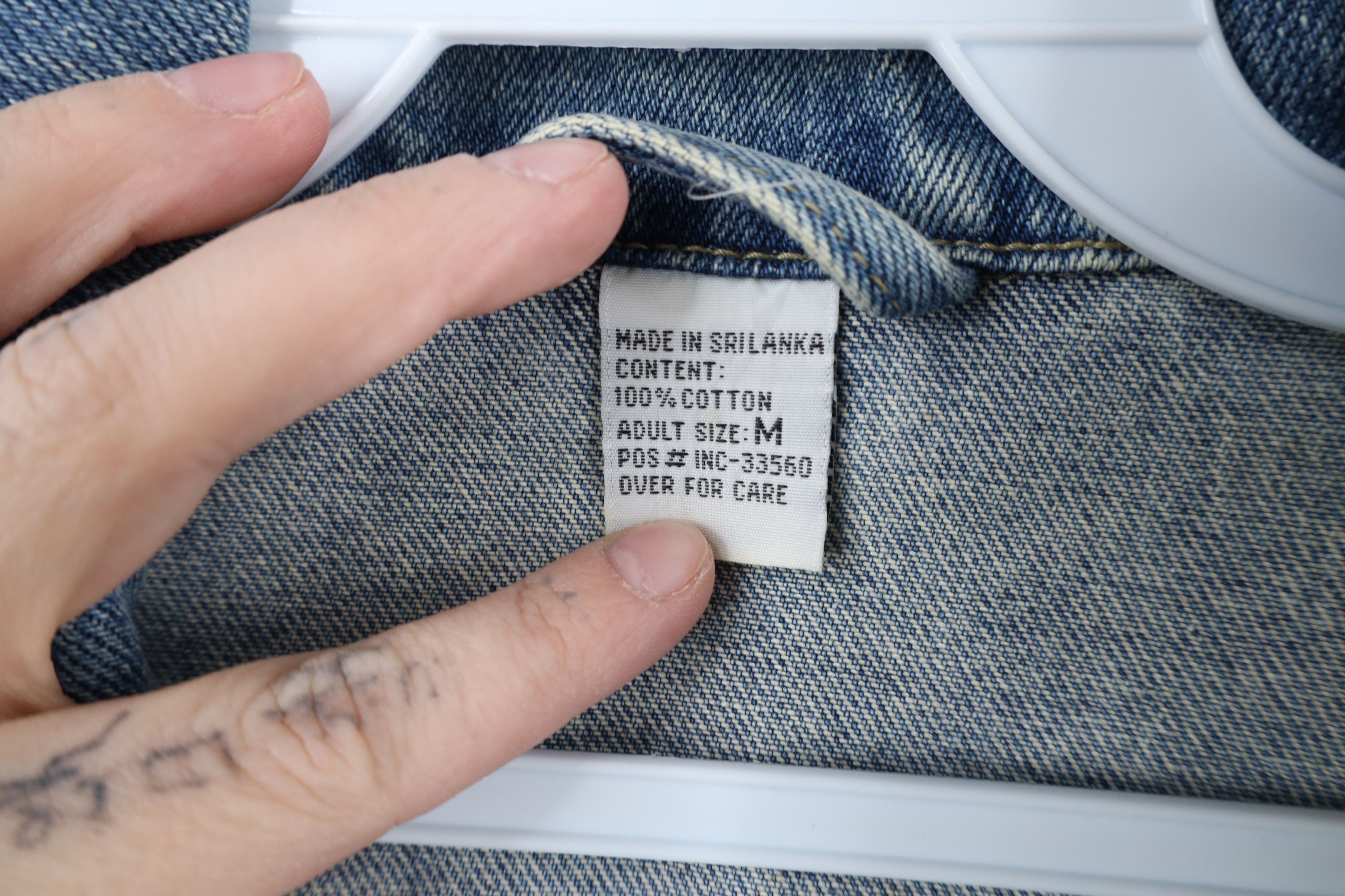 Vintage Vintage 90s Streetwear Denim Jean Trucker Jacket Blue Size US M / EU 48-50 / 2 - 10 Thumbnail