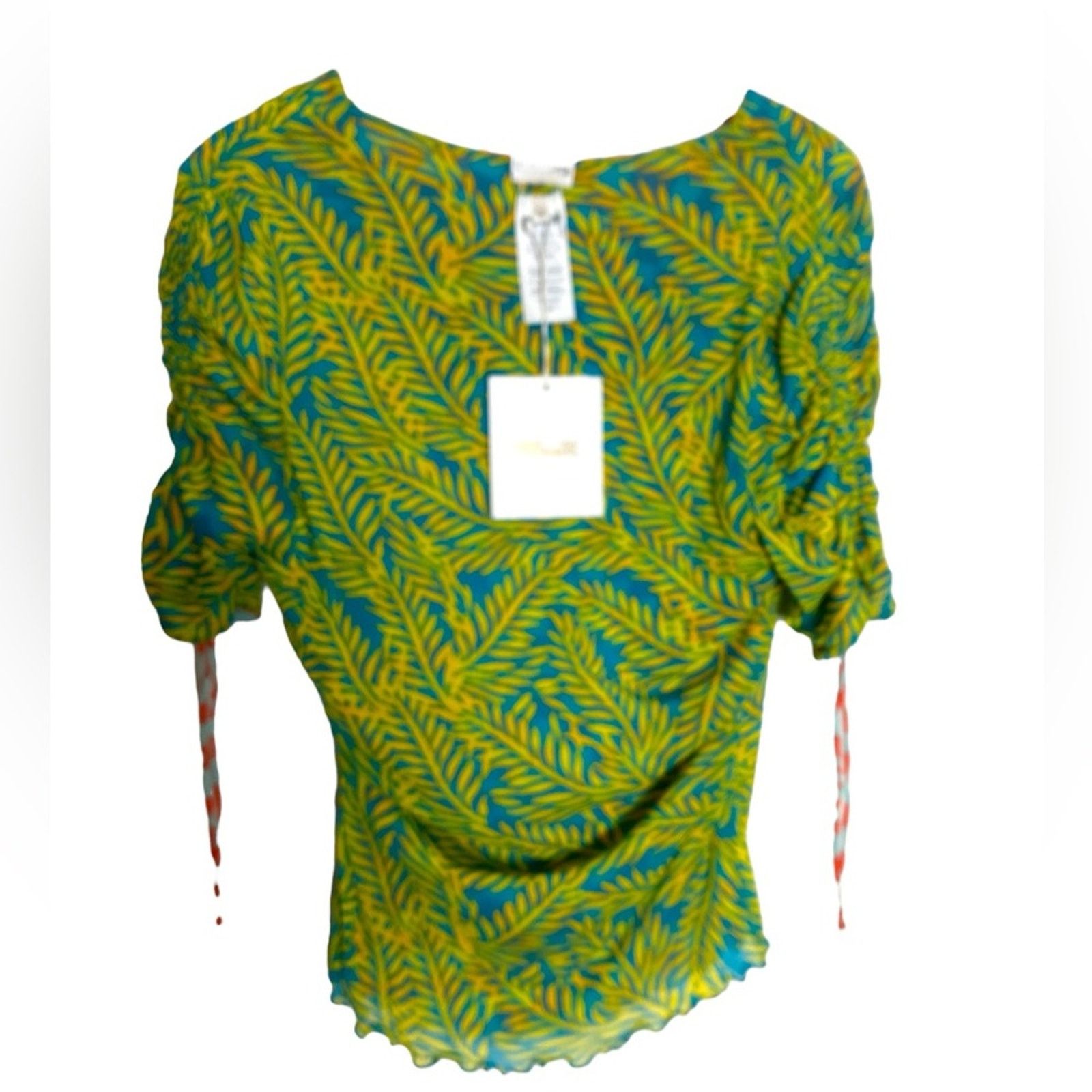 Diane von Furstenberg Diane Von Furstenberg Abriella Reversible Printed Top XL Size XL / US 12-14 / IT 48-50 - 5 Thumbnail