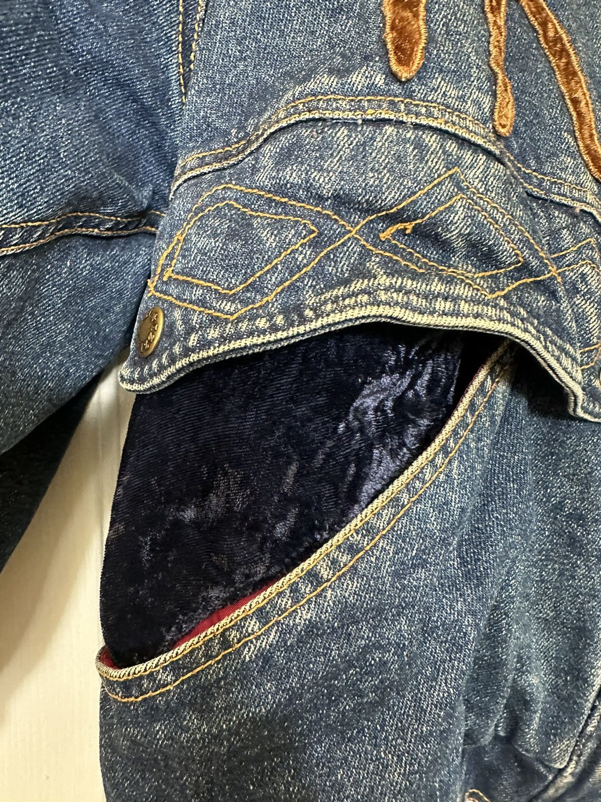 Kith Izzi Vintage 80’s Denim Jacket - North Star Kith Patchwork Size S / US 4 / IT 40 - 6 Thumbnail