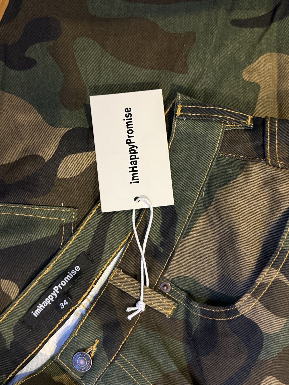 Other IHP IM HAPPY PROMISE CAMO CARGOS Size US 34 / EU 50 - 6 Thumbnail