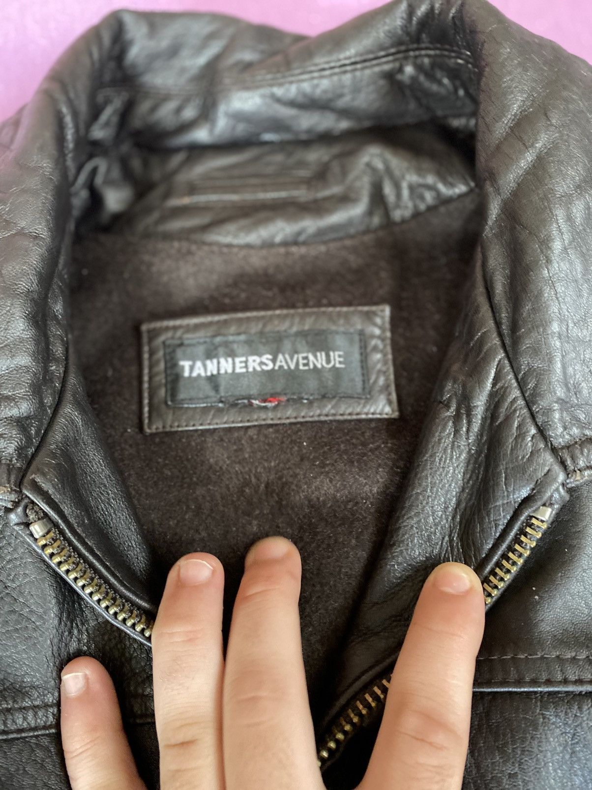 Other Tanners Avenue Brown Sheepskin bomber leather jacket Size US M / EU 48-50 / 2 - 2 Thumbnail