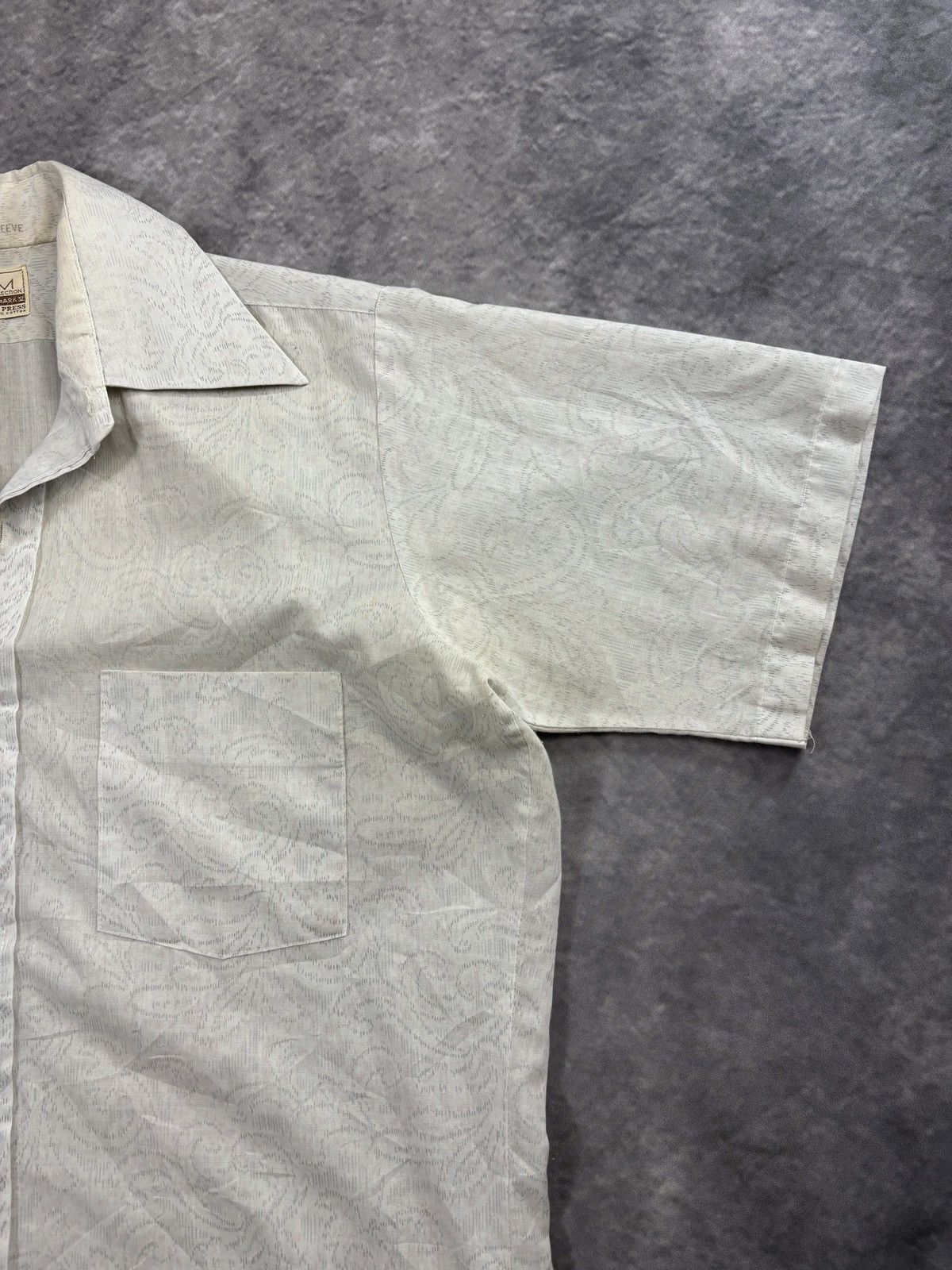 Vintage 1970s MGM Collection Vintage Shortsleeve Shirt Paisely Size US S / EU 44-46 / 1 - 8 Thumbnail