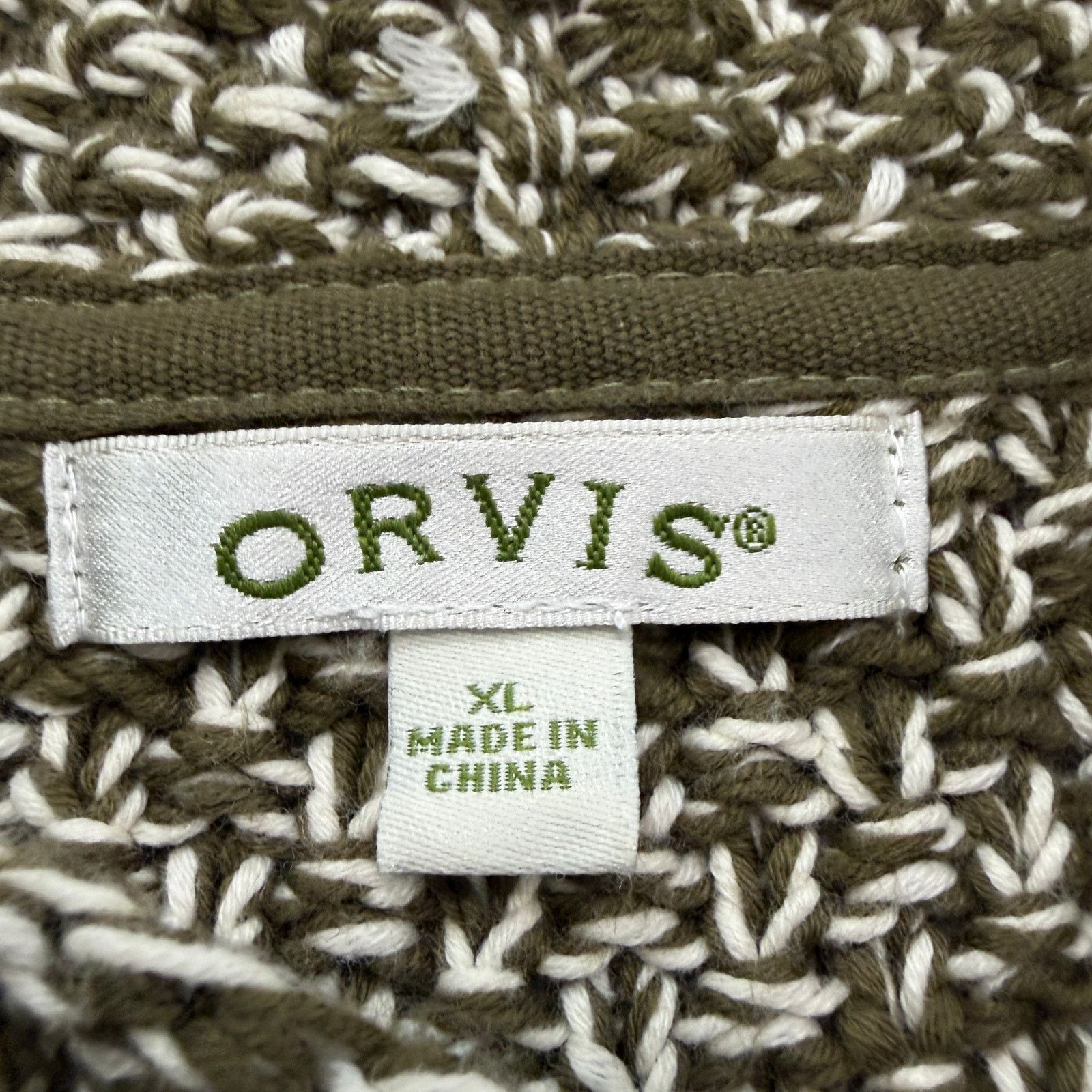 Orvis Orvis Chunky Knit Cardigan Sweater Women's Extra Large Size XL / US 12-14 / IT 48-50 - 4 Thumbnail