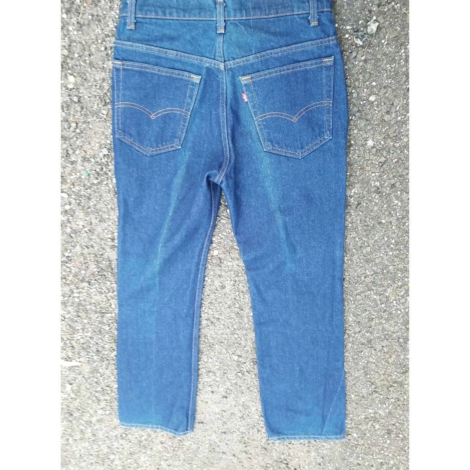 Levi's Vintage Levi's 517 Jeans USA Made In USA 80s Distressed 5-Pocket Denim Blue Belt Loops 33x30 Men Classic Bootcut Leather Patch USA 1980s Southwestern Size US 33 - 2 Thumbnail