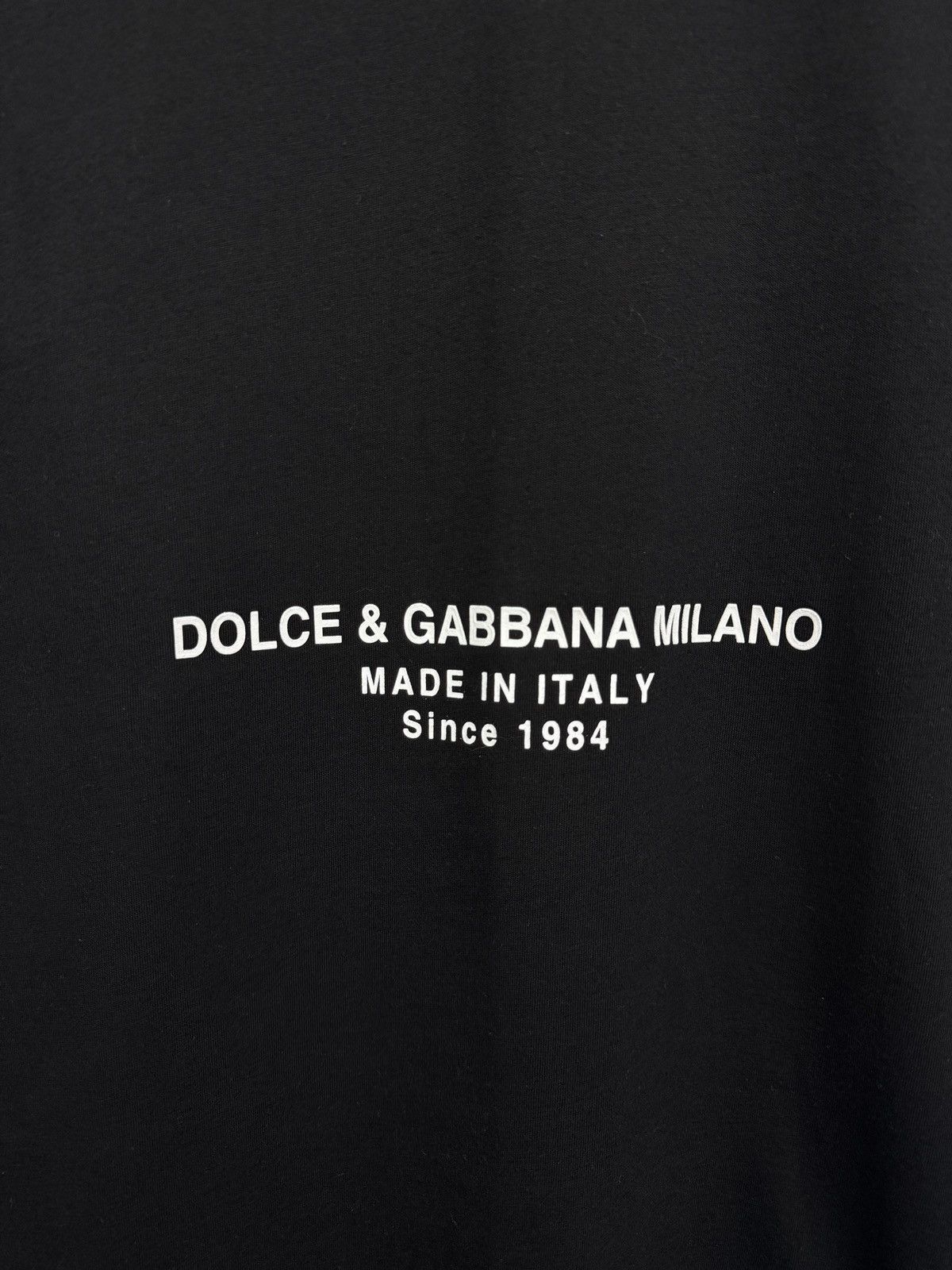 Dolce & Gabbana 🇮🇹 Sfera Ebbasta Dolce & Gabbana Milano T-Shirt Made in Italy Size US M / EU 48-50 / 2 - 12 Thumbnail