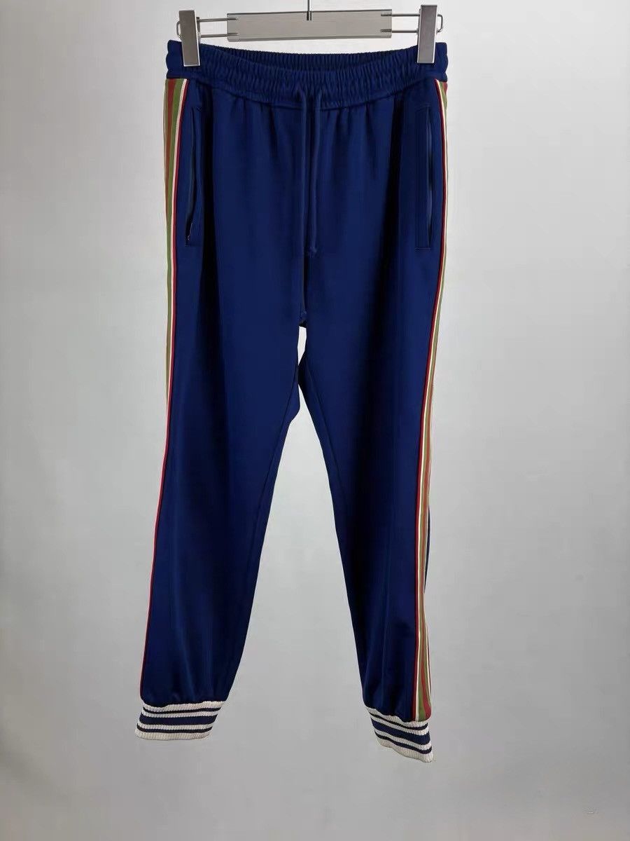Gucci GUCCI Blue Sweatpants with Side Stripes, Size XS Size US 29 - 1 Thumbnail