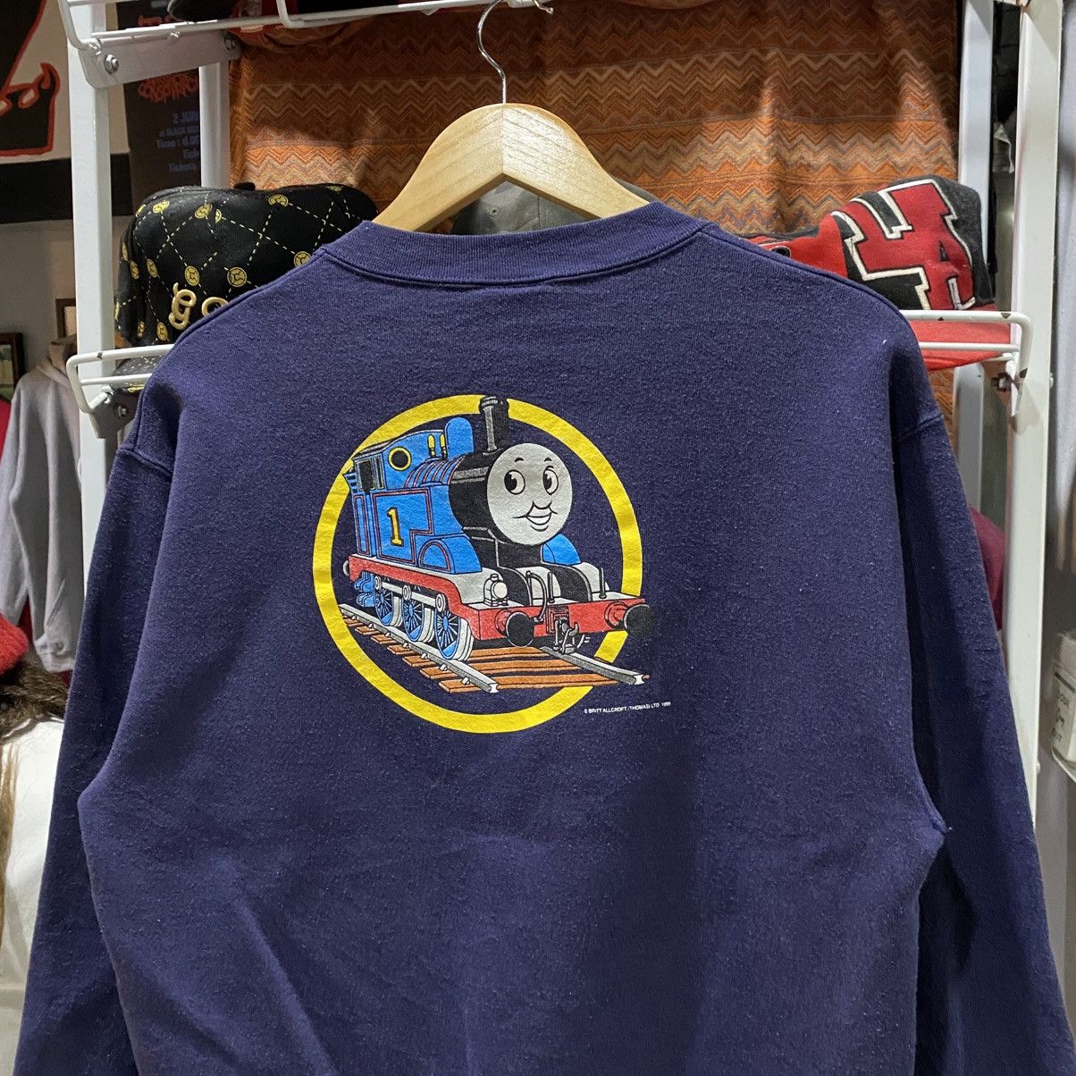 Rap Tees VINTAGE 1999 Thomas the tank engine Sweatshirt Size US M / EU 48-50 / 2 - 3 Thumbnail