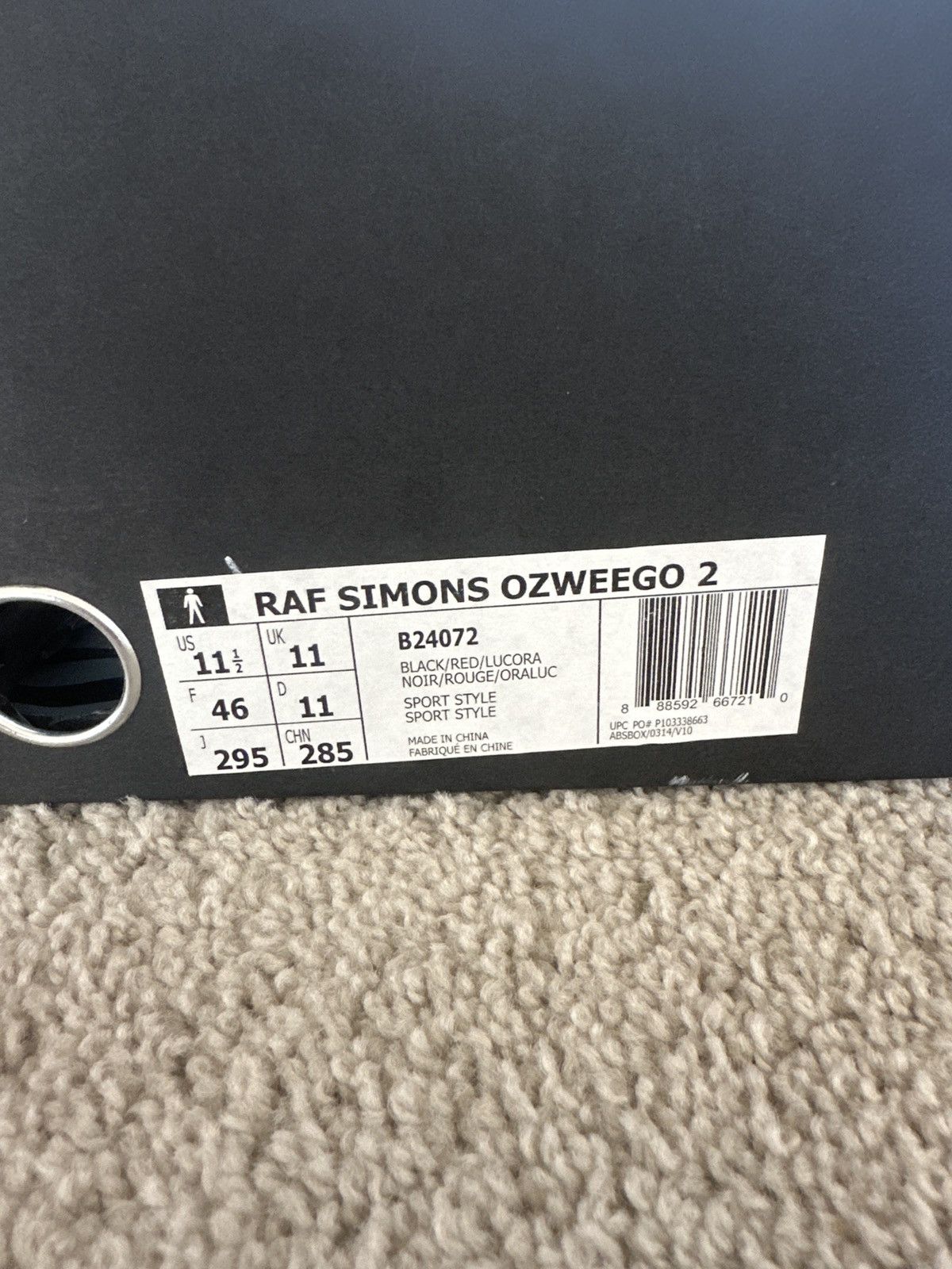 Adidas × Raf Simons RAF simons Ozweego 2 Size US 11.5 / EU 44-45 - 6 Thumbnail