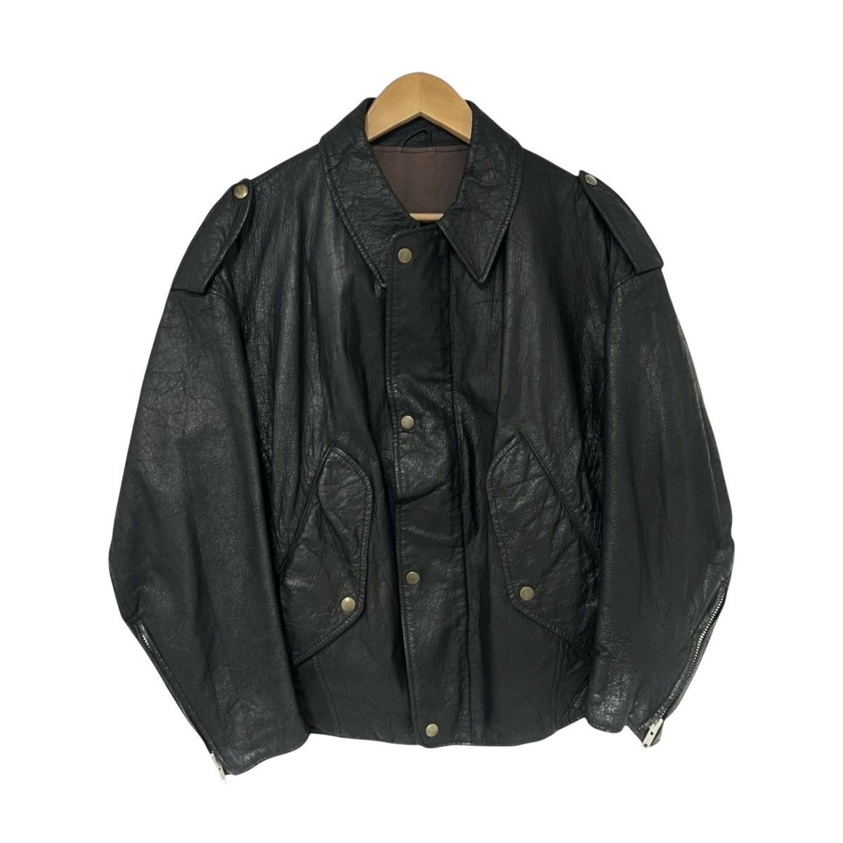Yohji Yamamoto Yohji yamamoto aw82 capybara leather jacket Size US M / EU 48-50 / 2 - 1 Thumbnail