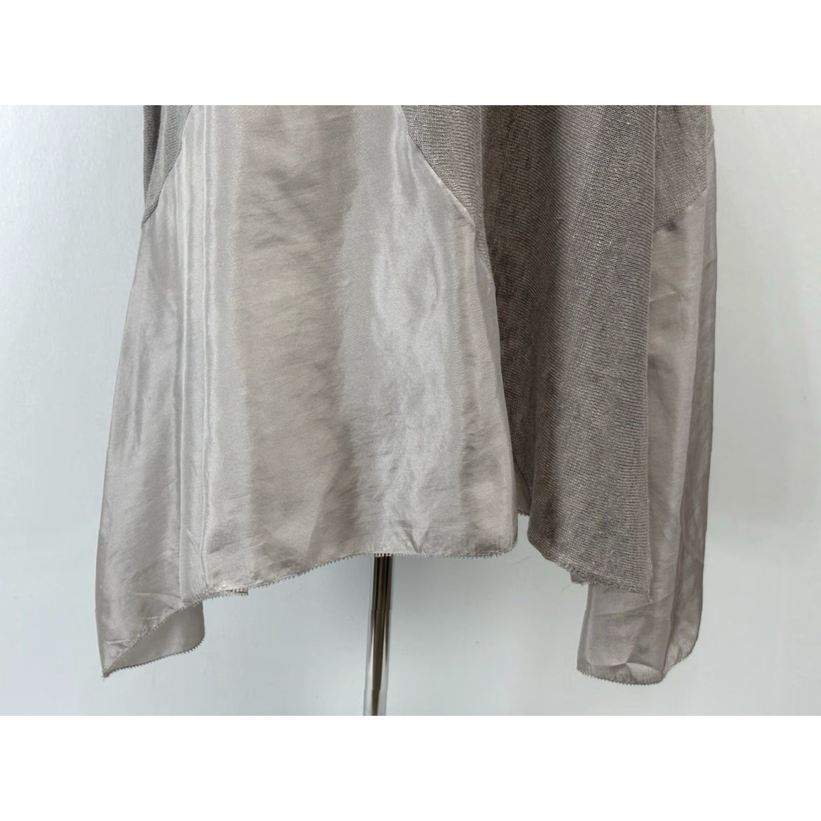 Eileen Fisher Vintage Eileen Fisher Tank Dress Women’s Small Gray Linen Silk Lagenlook Bohemian Casual Size S / US 4 / IT 40 - 6 Thumbnail