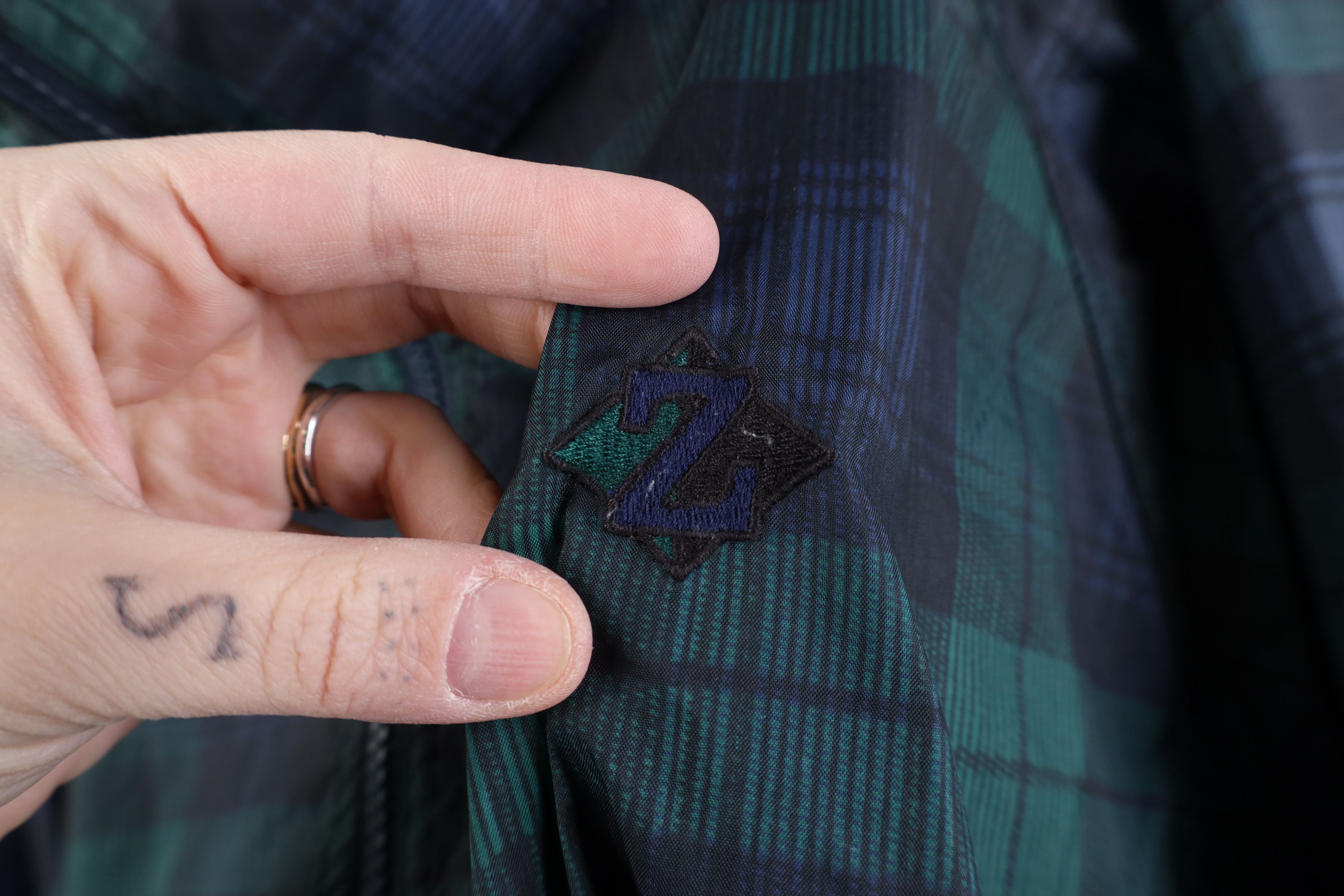 Vintage Vintage 90s Streetwear Fit Full Zip Windbreaker Jacket Plaid Size US XL / EU 56 / 4 - 4 Thumbnail