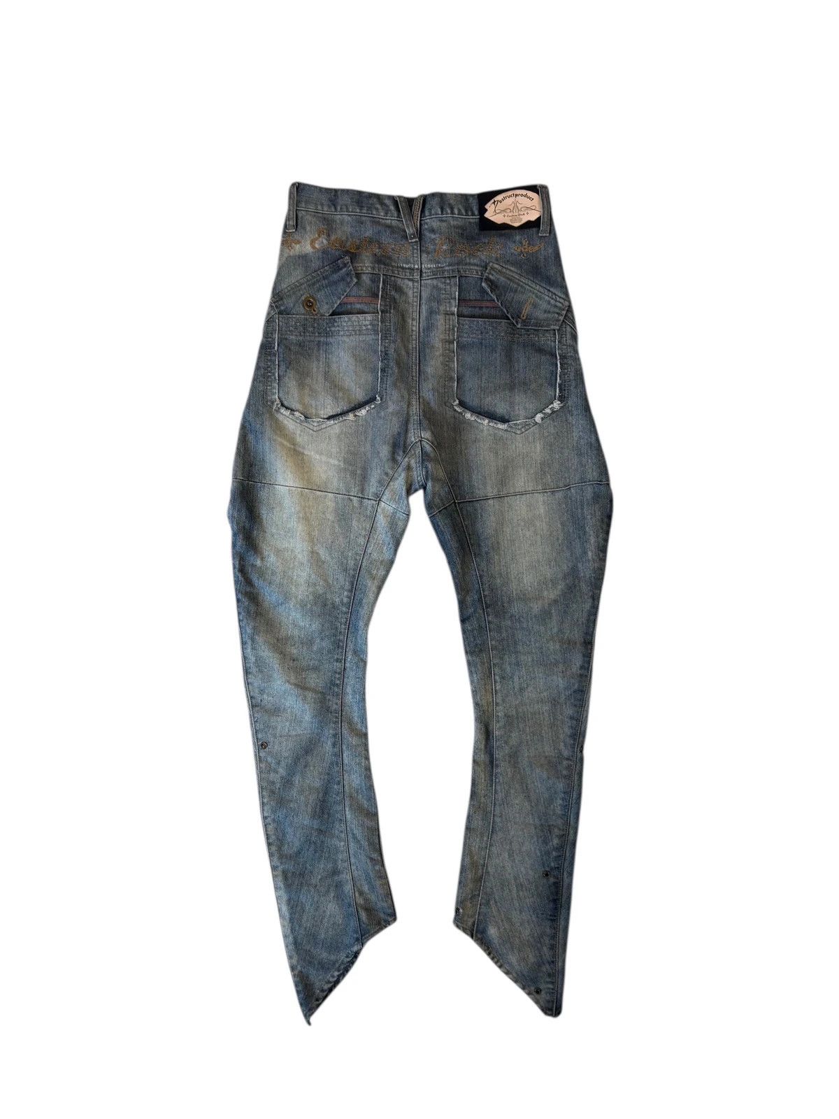 Japanese Brand Japanese Brand light wash cargo jeans Size US 30 / EU 46 - 2 Thumbnail