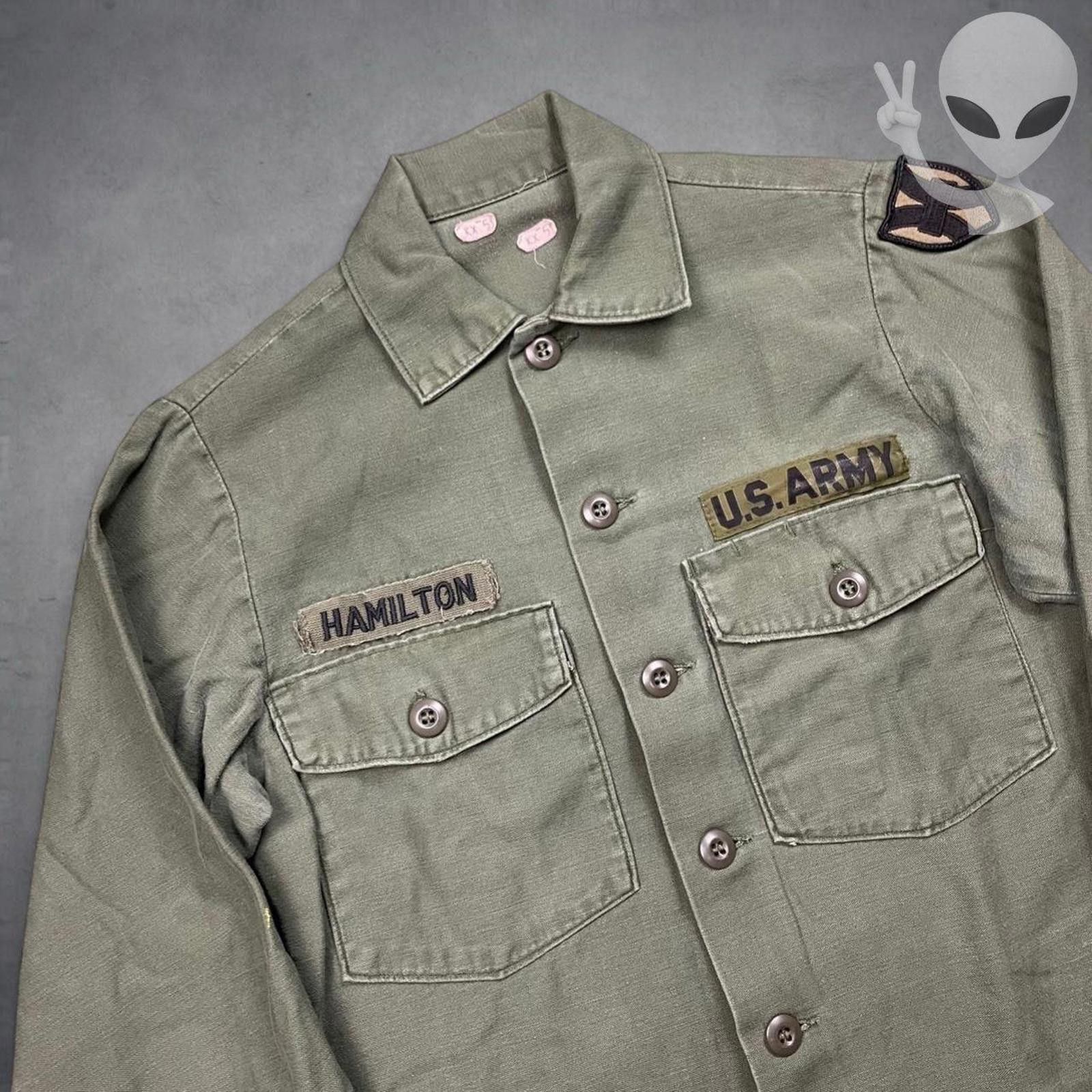 Other Vietnam War US Army OG-107 Type III Utility Shirt Medium Size US M / EU 48-50 / 2 - 2 Thumbnail