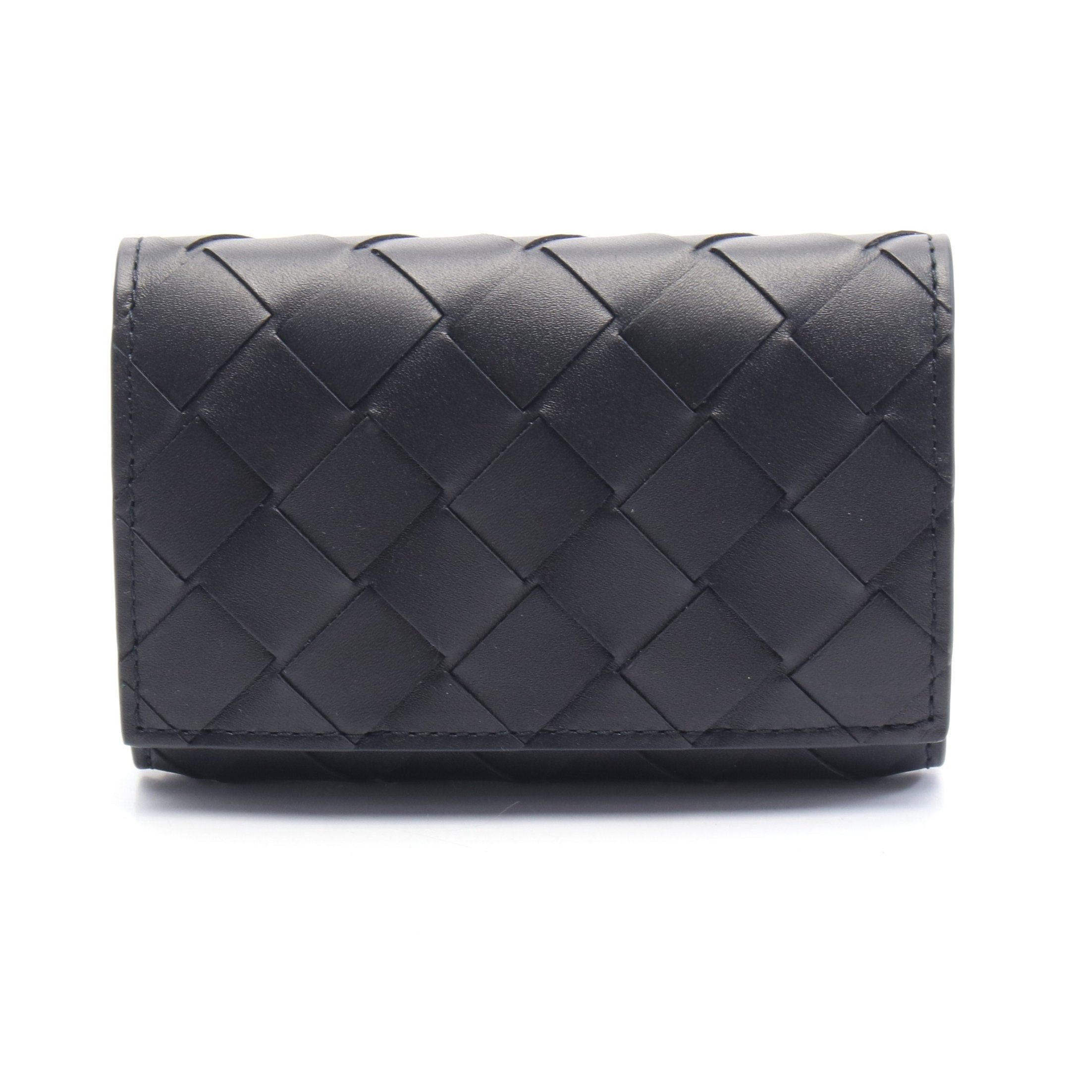 Bottega Veneta Bottega Veneta Intrecciato 6 Key Case Leather Black Size ONE SIZE - 1 Thumbnail