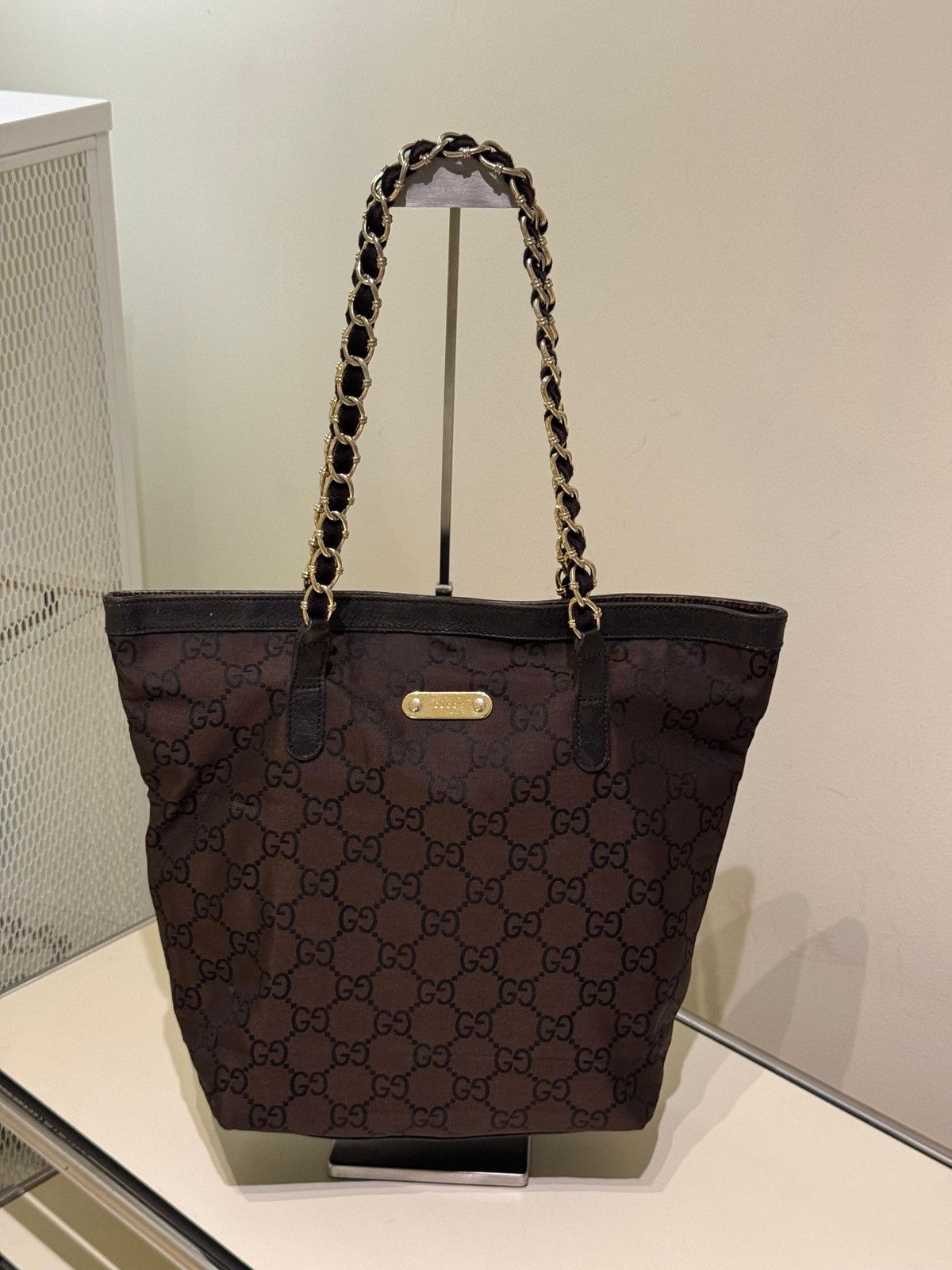 Gucci gucci brown chain bucket bag Size ONE SIZE - 4 Thumbnail