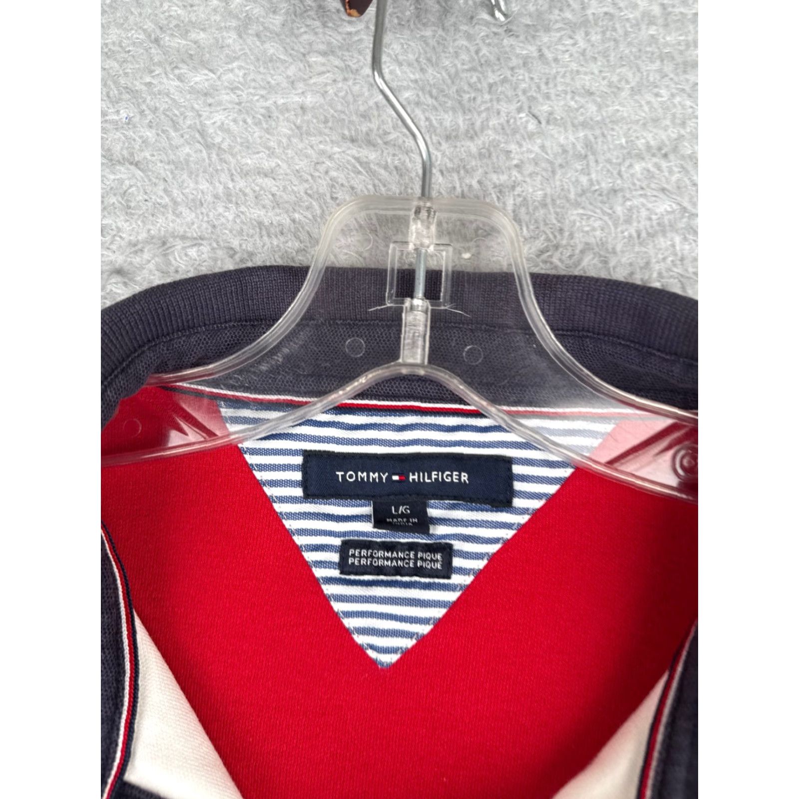 Tommy Hilfiger Tommy Hilfiger Polo Shirt Men L White Colorblock Polo Shirt Slim Fit Casual Polo Shirt Mens Colorblock 40 in Chest Size US L / EU 52-54 / 3 - 7 Thumbnail