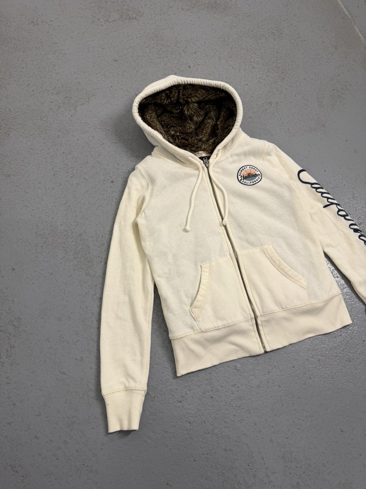 Hollister Streetwear Hollister Fur Y2K Streetwear Zip Hoodie Size M / US 6-8 / IT 42-44 - 4 Thumbnail