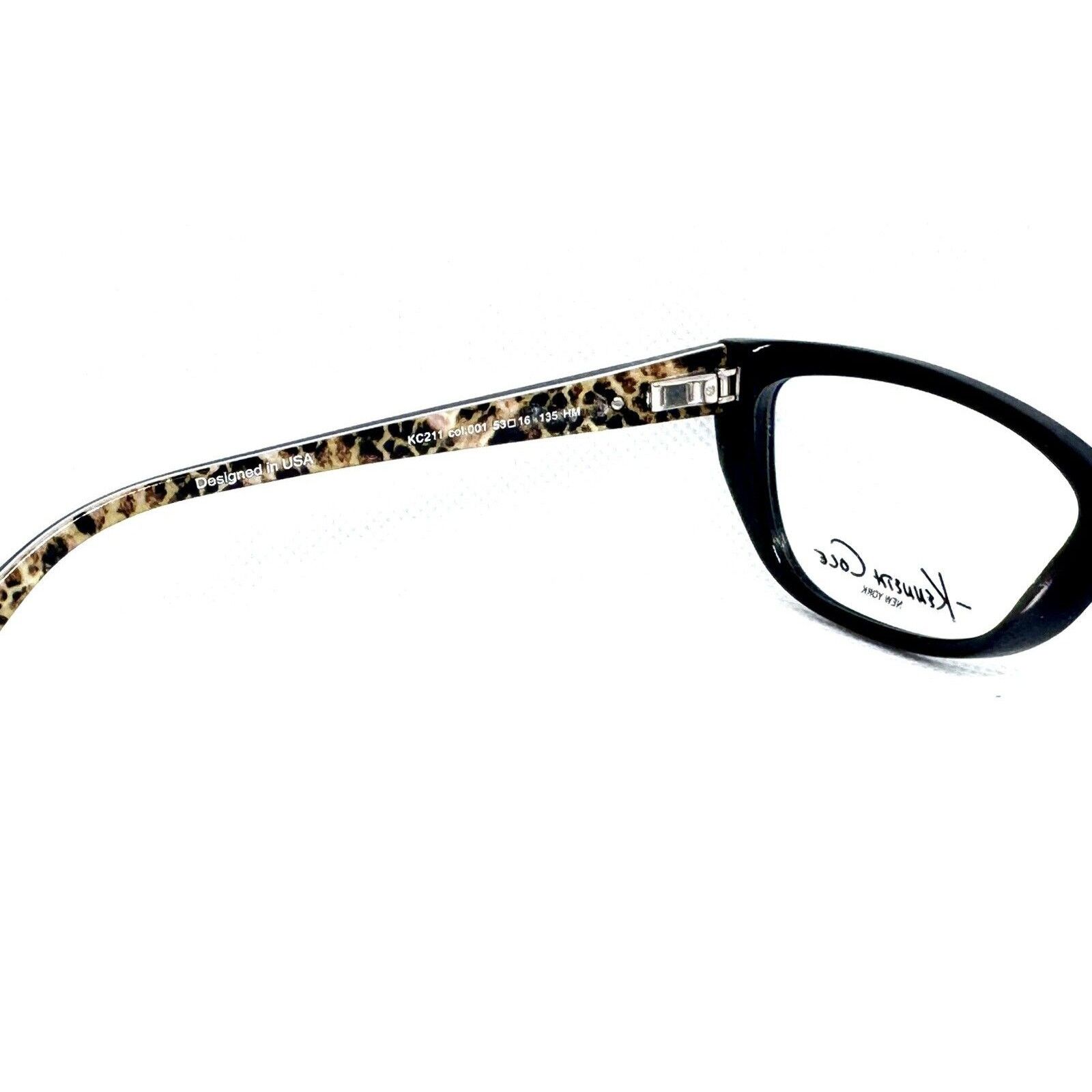 Kenneth Cole KENNETH COLE KC211 BLACK FULL FRAME EYEGLASSES 53-16 Size ONE SIZE - 7 Thumbnail