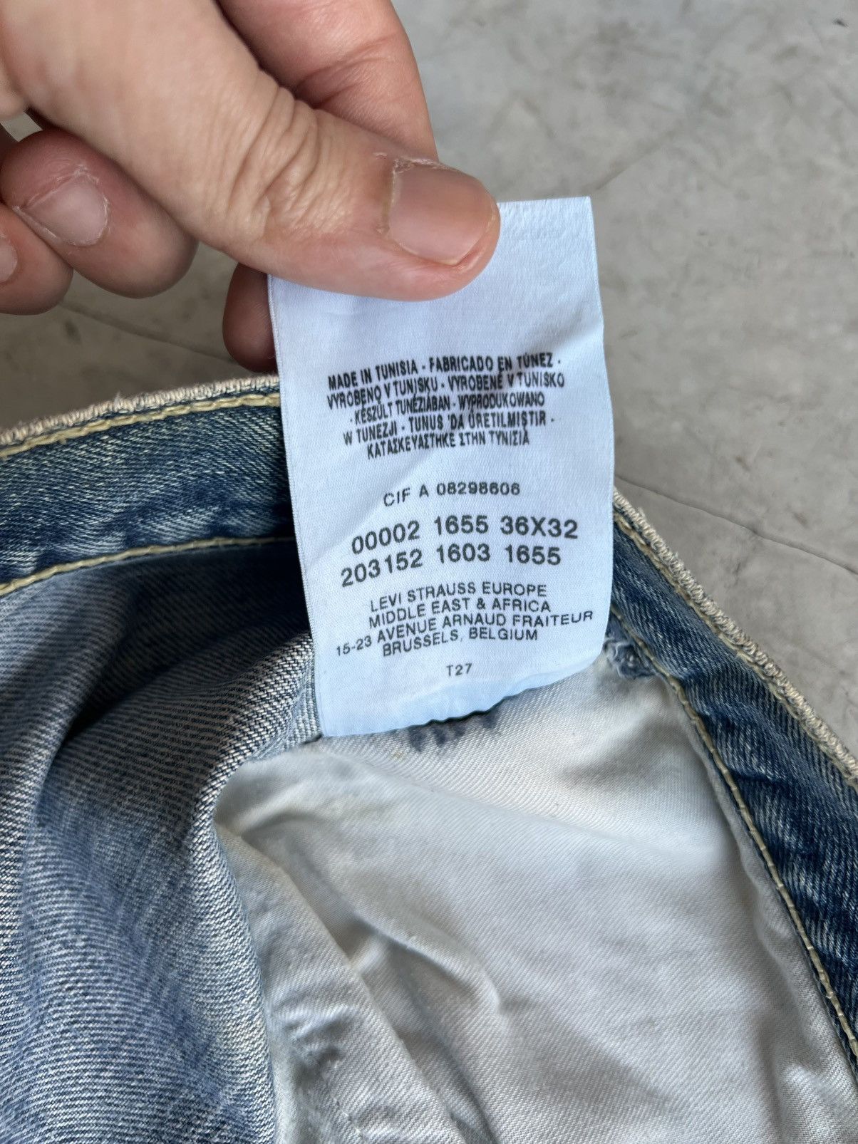 Levi's Levis Engineered Jeans Buckle Back Tag W36 Actual 37x31.5 Size US 36 / EU 52 - 10 Thumbnail