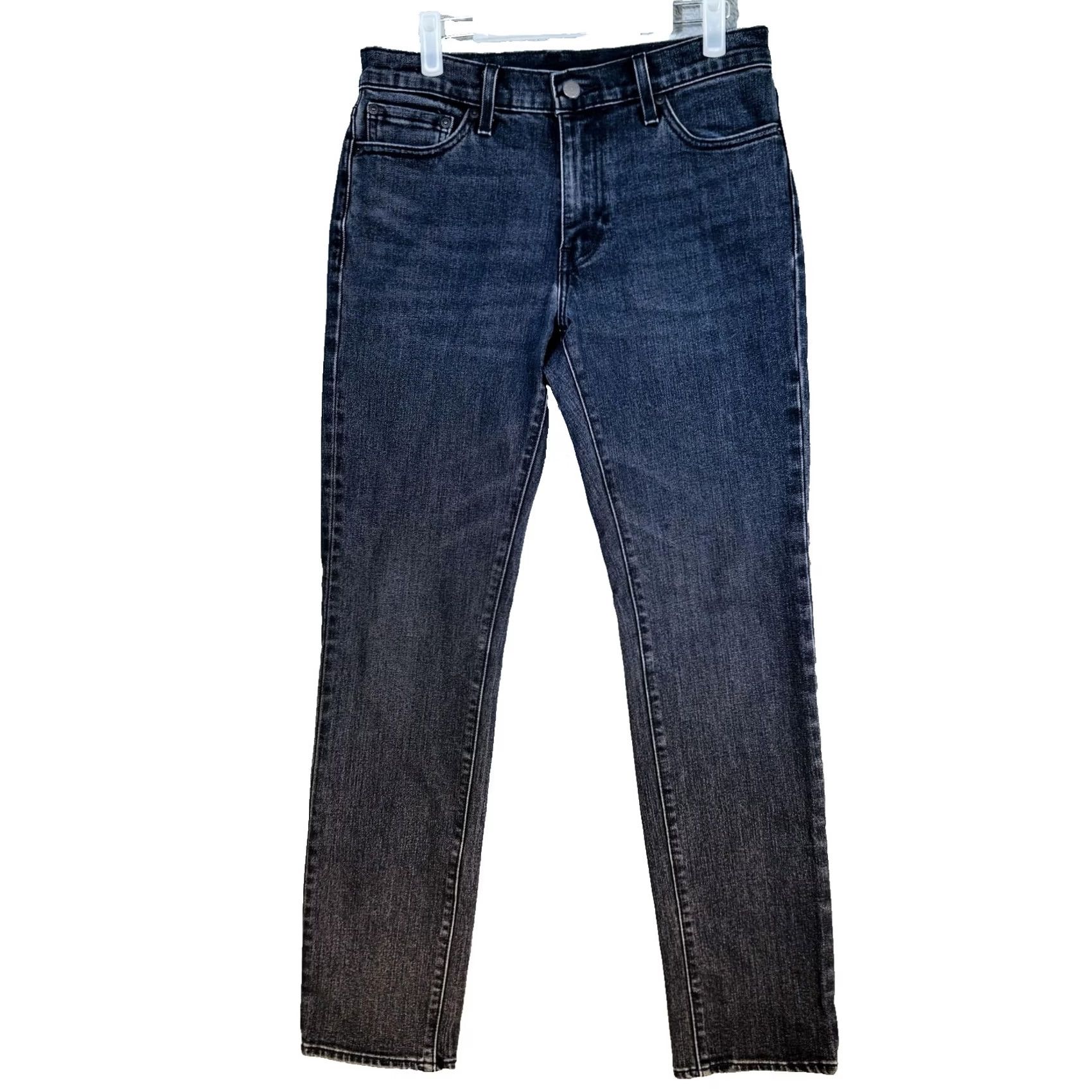 Levi's Levi's 511 Jeans Mens 30x32 Gray Dark Wash Slim Tapered Stretch Denim Zip Size US 30 / EU 46 - 5 Thumbnail