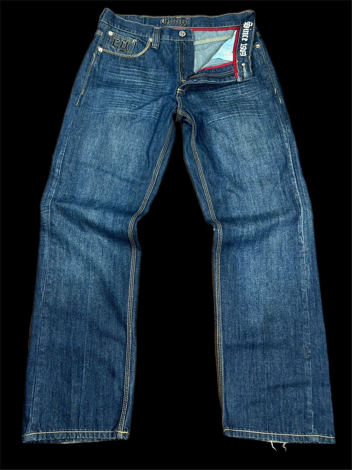 Coogi Coogi Wide Leg Embroidered Jeans Size US 34 / EU 50 - 3 Thumbnail