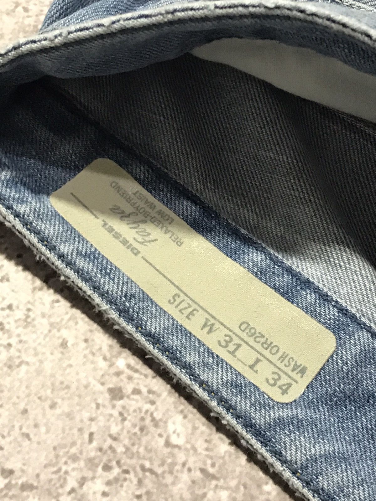 Diesel Vintage Y2K Jeans Diesel Denim Blue Size US 31 - 12 Thumbnail