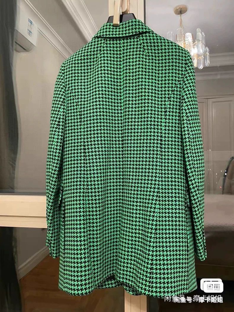 Balenciaga Balenciaga Plaid Hourglass Jacket Size XS / US 0-2 / IT 36-38 - 2 Thumbnail